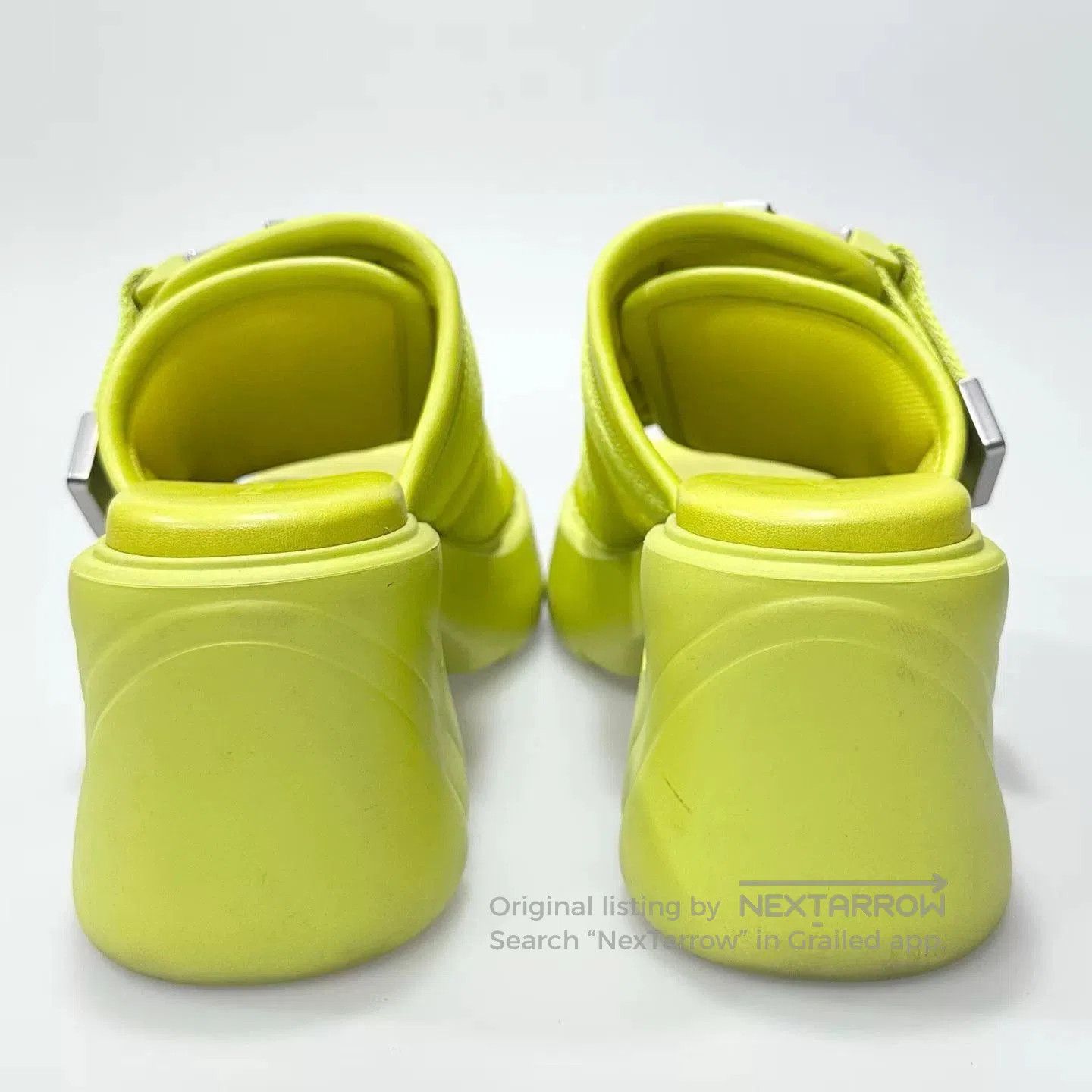 Bottega Veneta Bottega Veneta Green High-Heel Sandals. Size US 6 / IT 36 - 3 Thumbnail