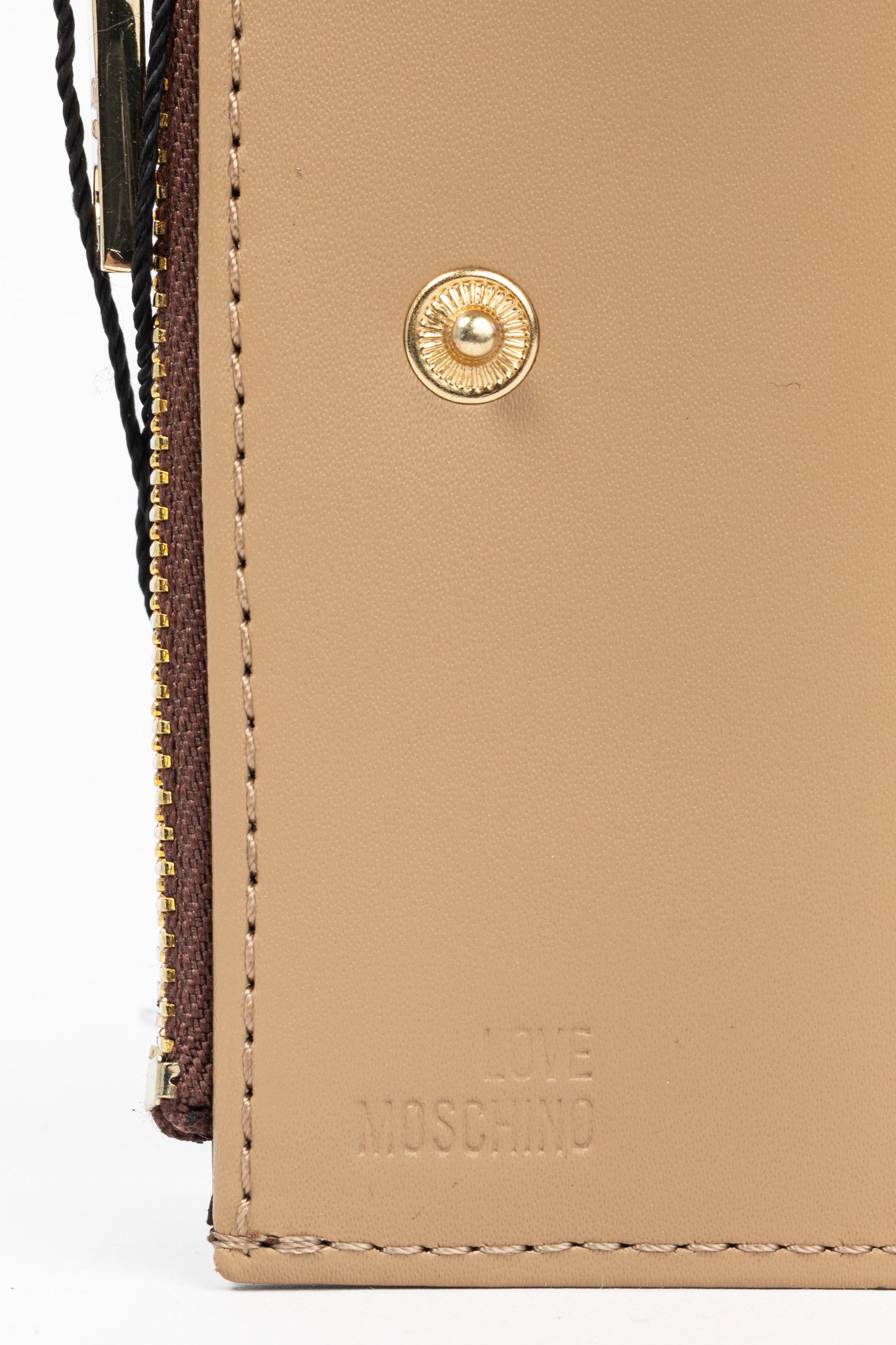 Love Moschino Love Moschino Croc-Embossed Faux-Leather Compact Wallet Size ONE SIZE - 10 Thumbnail