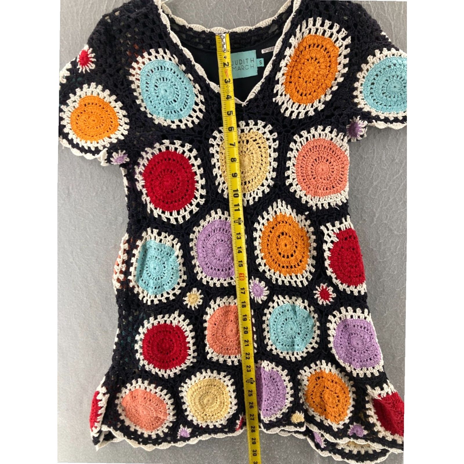 Vintage Judith March Womens Knit Top Small Size S / US 4 / IT 40 - 4 Thumbnail