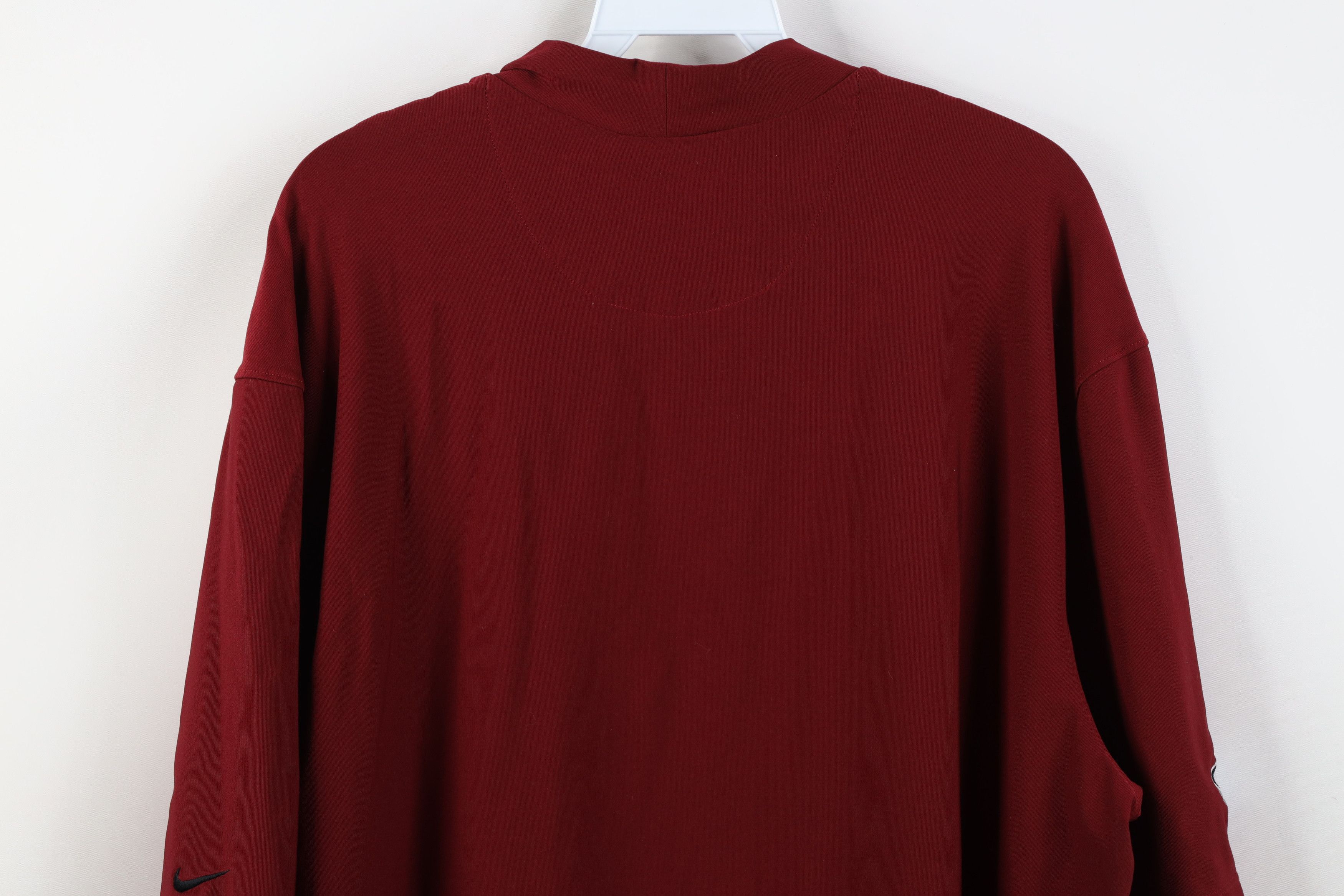 Nike Vintage Nike Golf Mini Swoosh Mock Neck Short Sleeve T-Shirt Size US XXL / EU 58 / 5 - 14 Thumbnail