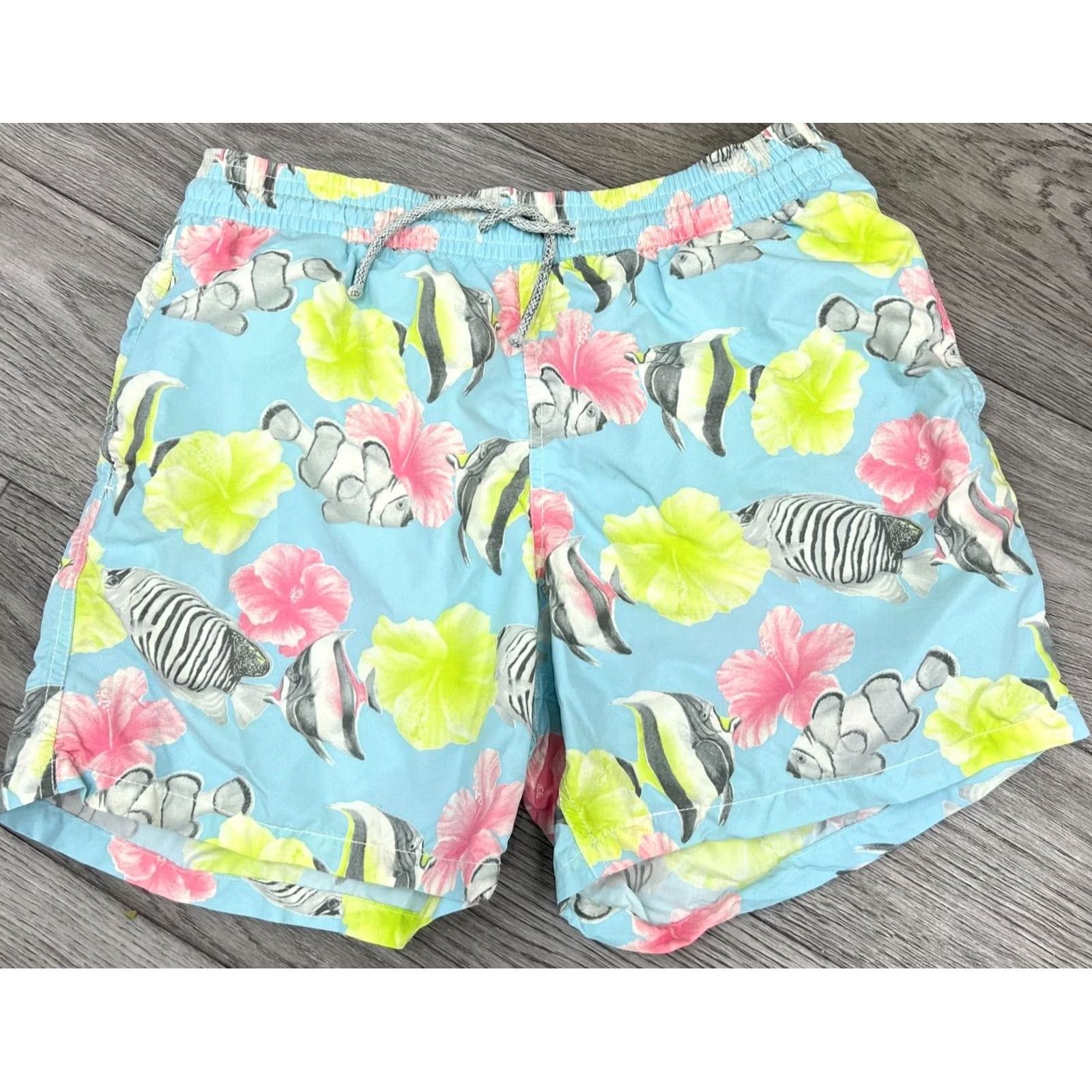 Vilebrequin Vilebrequin Swim Shorts Trunks Fish Print Multicolor Size L/XL Men Shorts Swim Multicolor Fish Vilebrequin Mens Size US 33 - 2 Thumbnail