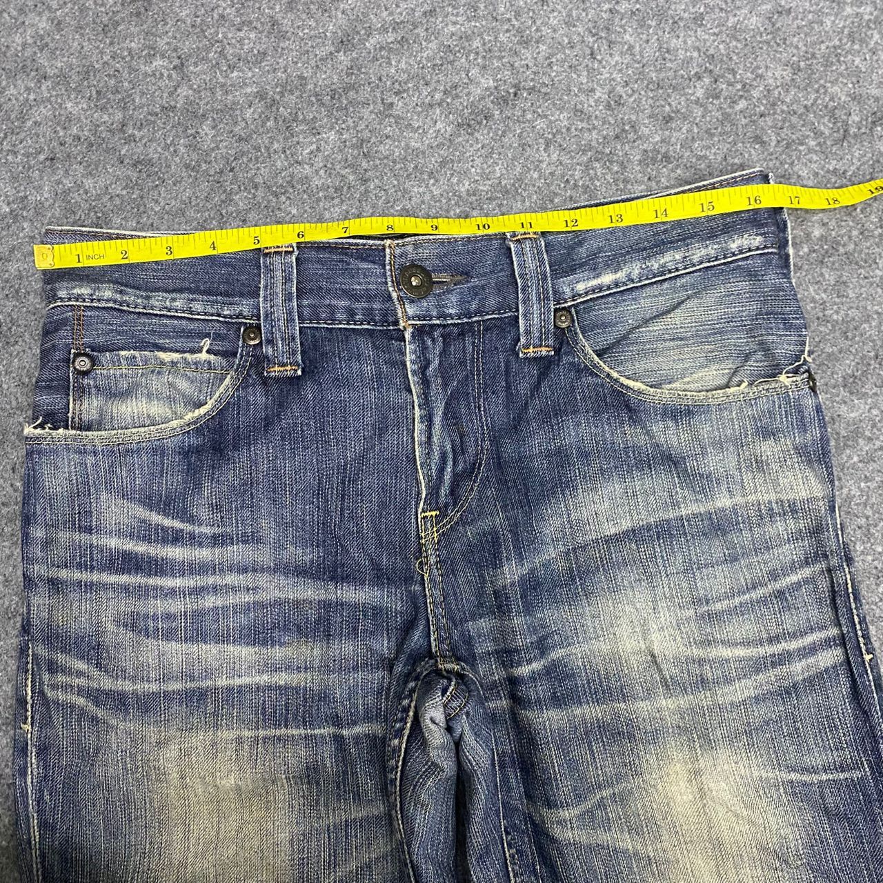 Levi's Vintage Levis 511 Slim Distressed Denim Size US 33 - 6 Thumbnail