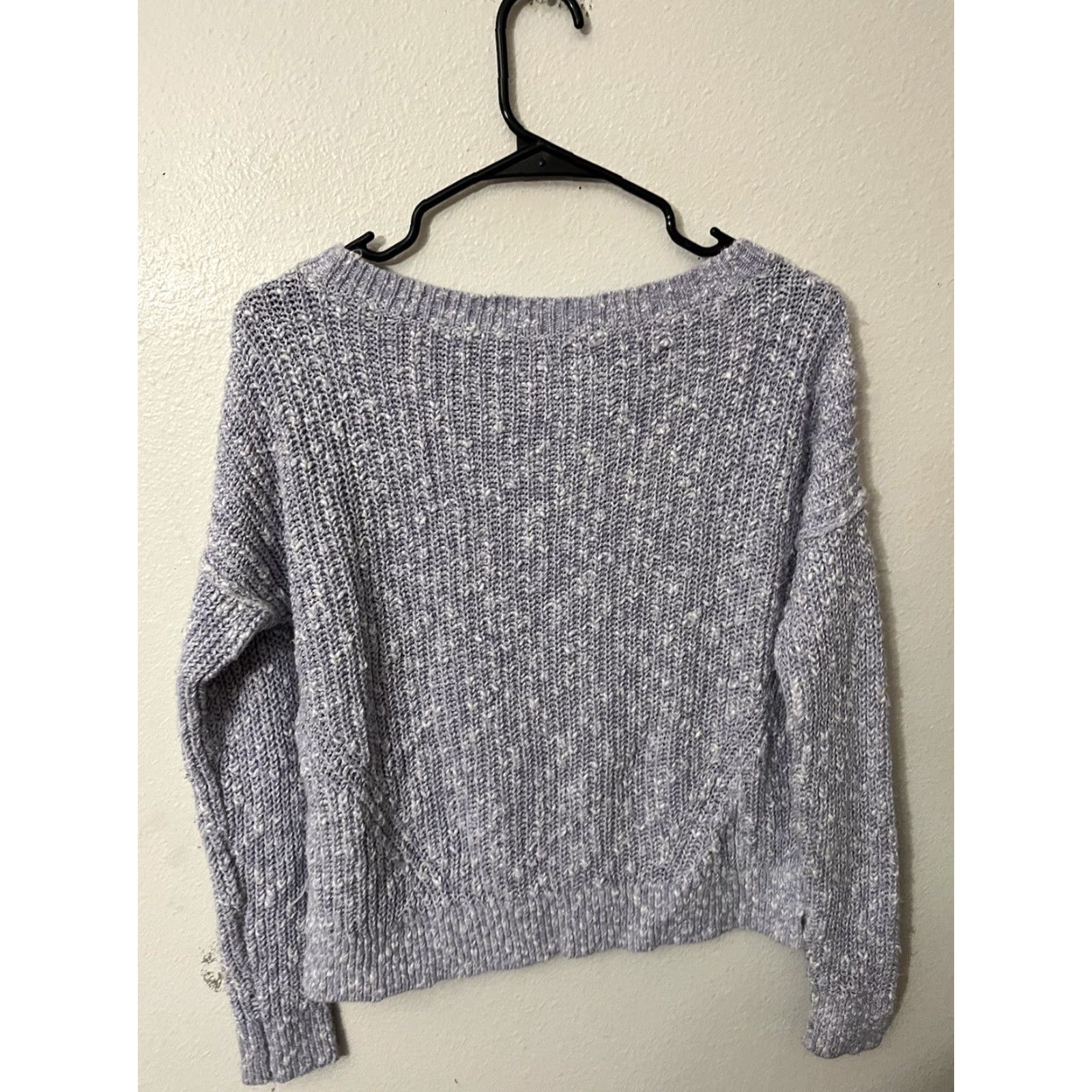 Abercrombie & Fitch Abercrombie & Fitch Sweatshirt Womens Small Blue Pullover Crew Neck Cotton Blend Knit Long Sleeve Casual Pullover Blue 90s? Size S / US 4 / IT 40 - 3 Thumbnail