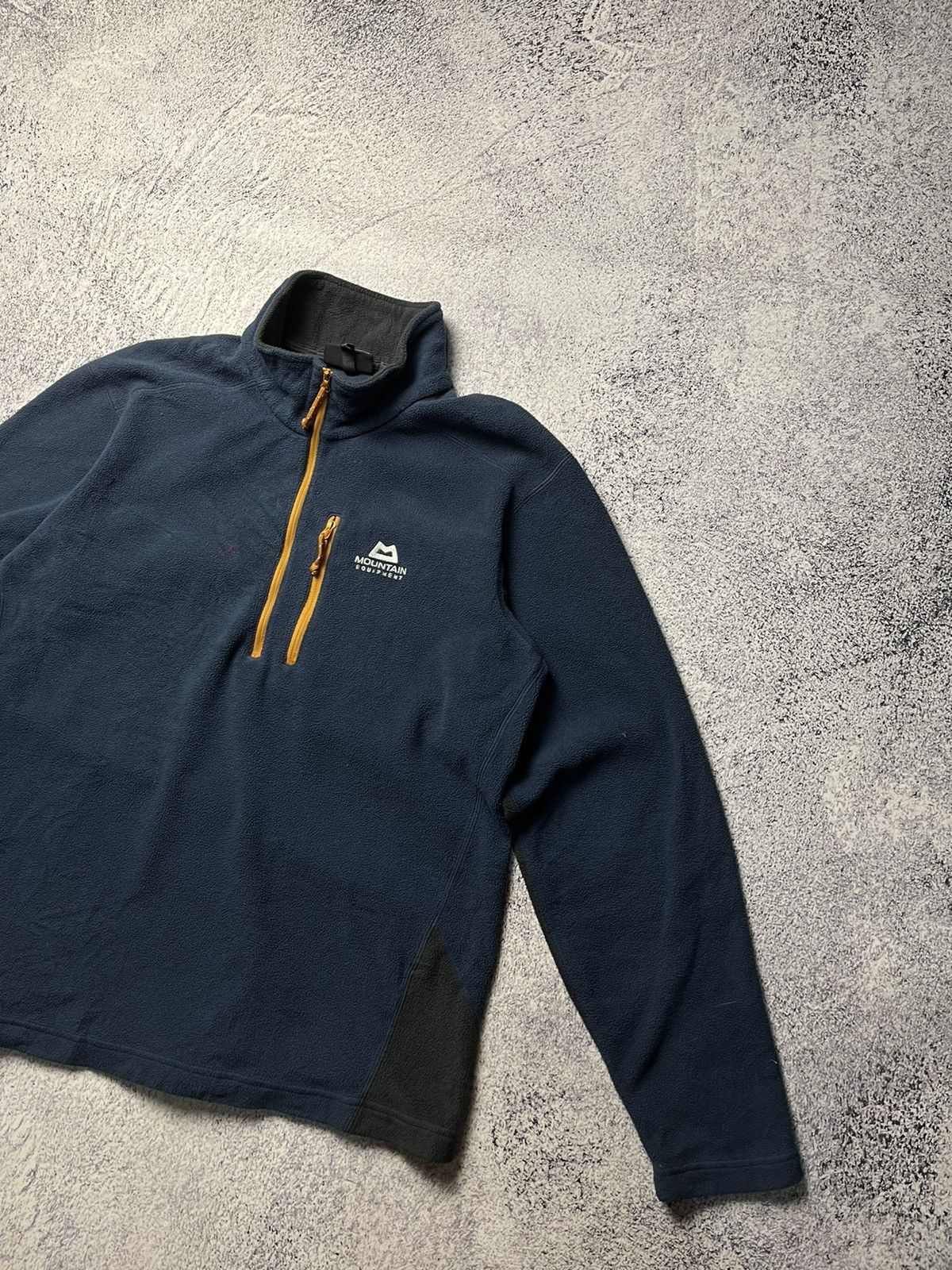 Mountain Equipment Company Men's blue Mountain Equipment 1/3 zip fleece jacket Size US M / EU 48-50 / 2 - 3 Thumbnail