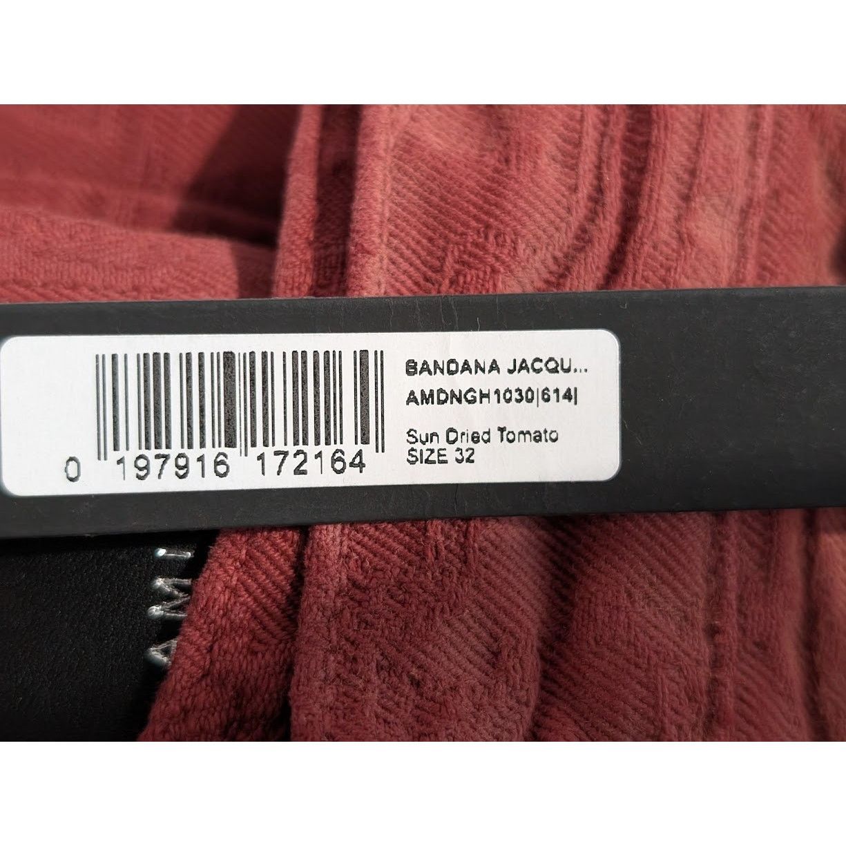 Amiri o1rshd1 Bandana Jacquard Pant in Sun Dried Tomato Size US 32 / EU 48 - 22 Thumbnail
