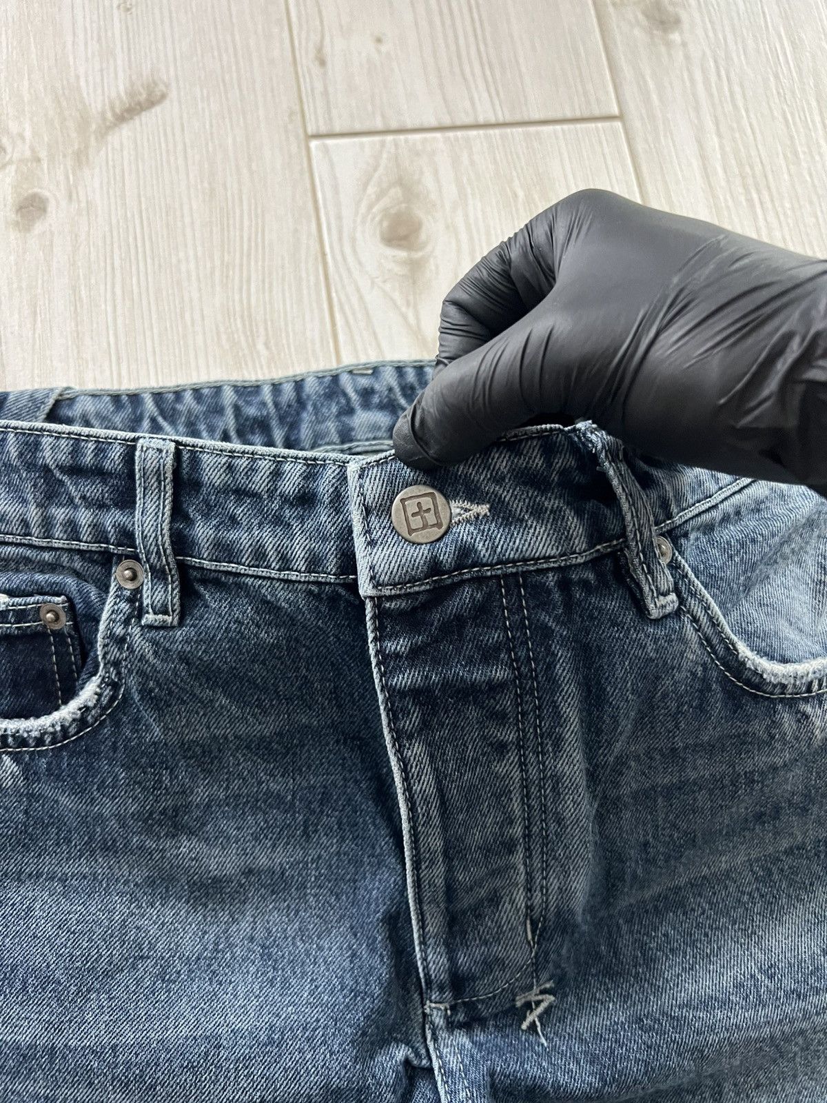 Ksubi Ksubi Jeans Five Pockets Size 32 Blue Distressed Size US 32 / EU 48 - 14 Thumbnail
