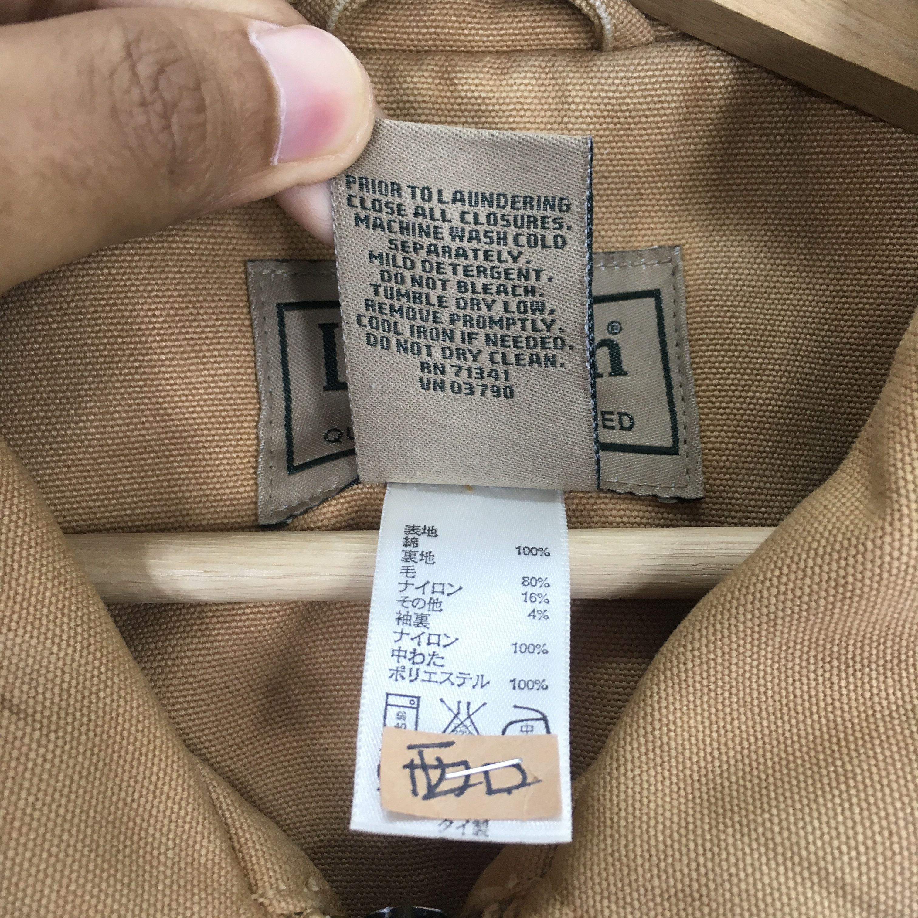 L.L. Bean Vintage 90's LL Bean Detroit Duck Chore Workers Jacket Size US M / EU 48-50 / 2 - 12 Thumbnail
