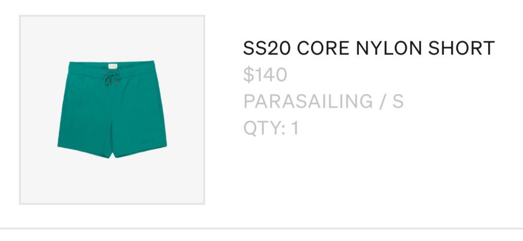 Aime Leon Dore Aime Leon Dore Core Nylon Short - Teal Size US 30 / EU 46 - 2 Thumbnail