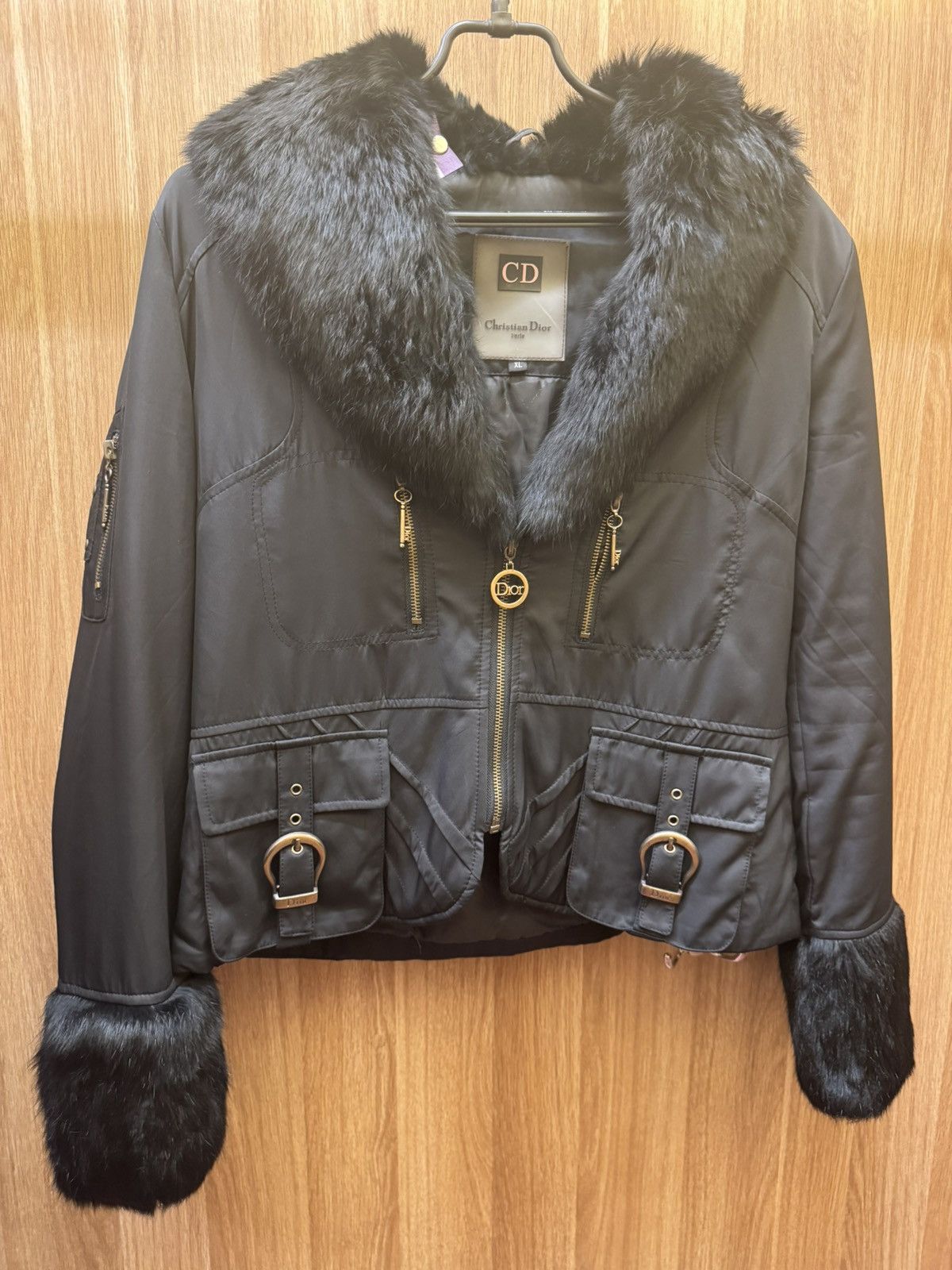 Christian Dior Monsieur Vintage Christian Dior x John Galliano fur details jacket Size XL / US 12-14 / IT 48-50 - 1 Thumbnail