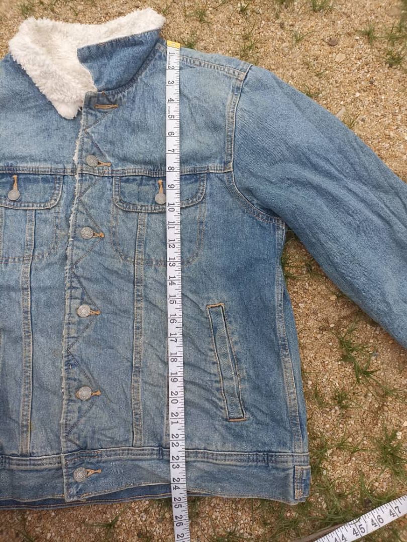 GU GU Sherpa Denim Jacket Button Size US L / EU 52-54 / 3 - 14 Thumbnail