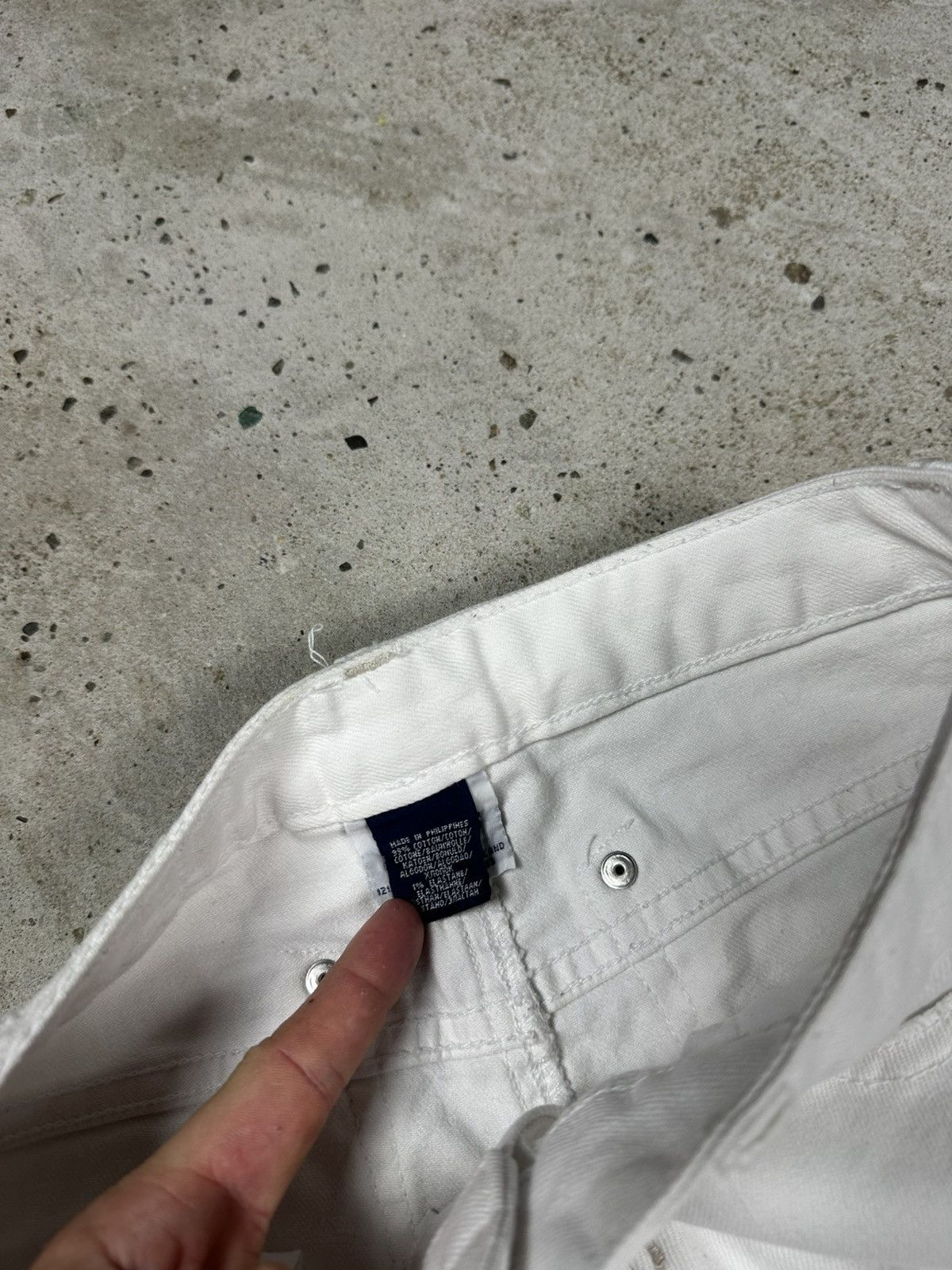 Polo Ralph Lauren × Vintage Vintage Y2K Ralph Lauren Reworked Patched Denim Pants Jeans Size US 27 - 10 Thumbnail