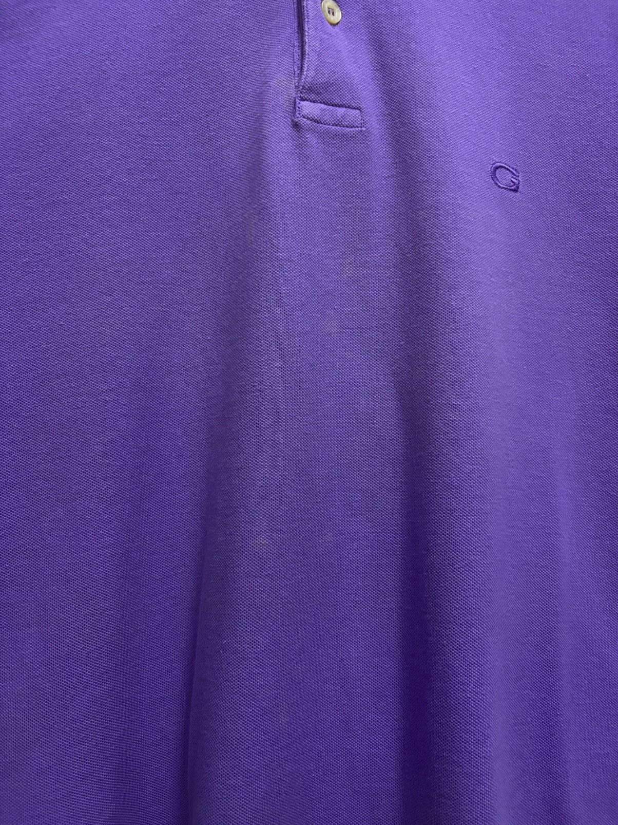 Gucci 2000's Gucci Basic Logo Embroidered Purple Polo Shirt Size US M / EU 48-50 / 2 - 6 Thumbnail