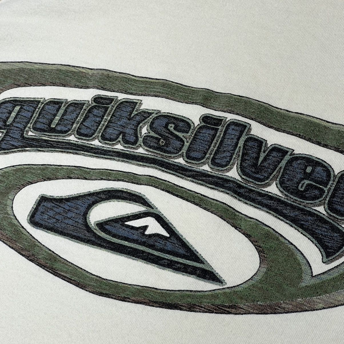 Quiksilver × Vintage Quiksilver Tee Shirt White Sleeveless Tank Graphic Logo Size US XL / EU 56 / 4 - 14 Thumbnail