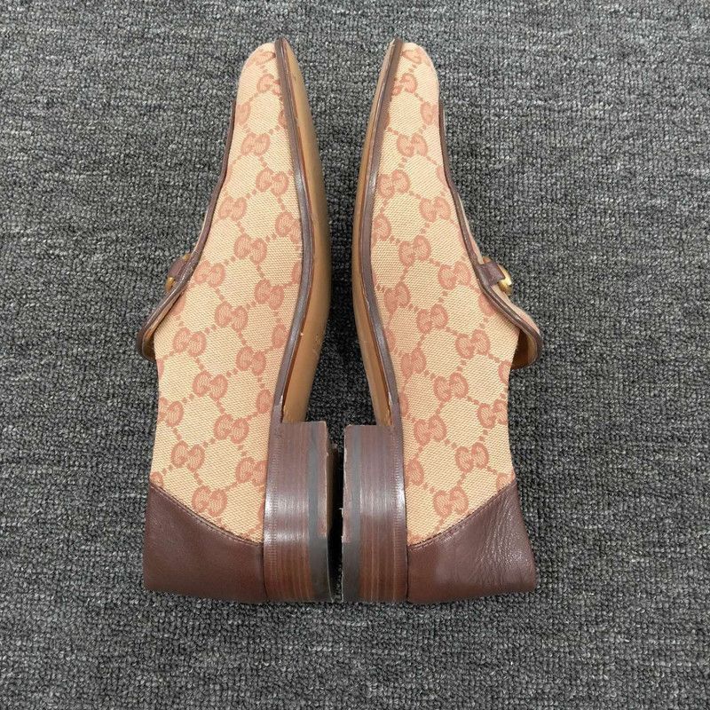 Gucci Gucci Khaki GG Horsebit Loafers for Men - Size US 8 / EU 41 - 7 Thumbnail