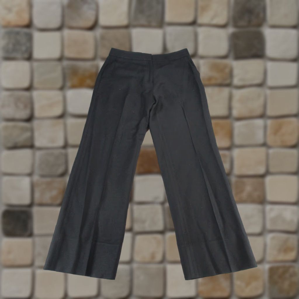 M.M.LaFleur MM.LaFleur Dress Pants Womens 8 Black Virgin Wool Blend Straight Leg Pilling Size 30" / US 8 / IT 44 - 1 Thumbnail