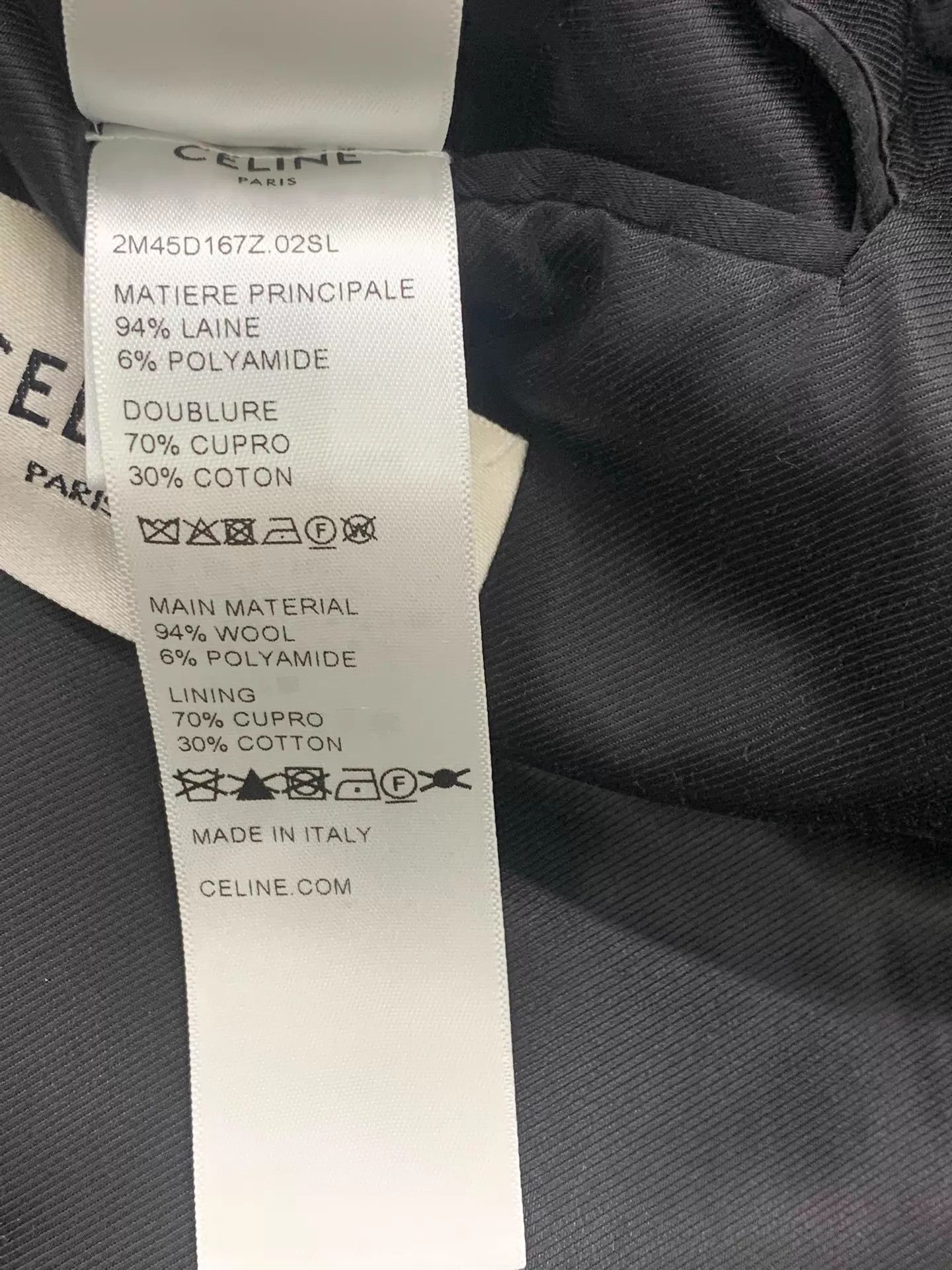 Celine Celine Wool Check Overcoat 38 Like New Size XS / US 0-2 / IT 36-38 - 6 Thumbnail