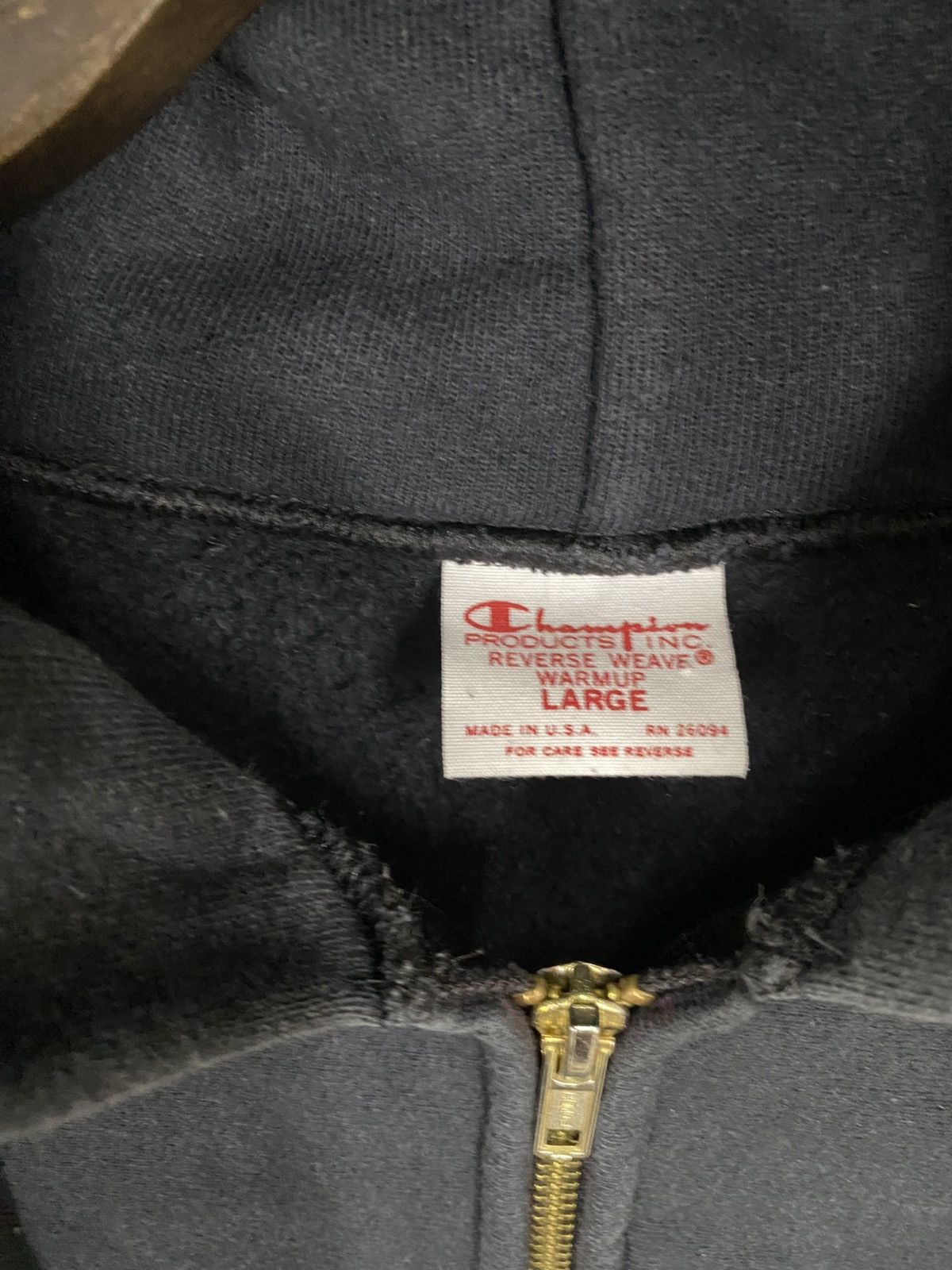 Champion × Vintage Vintage champion reverse weave warnup RR15 hoodie zipper Size US L / EU 52-54 / 3 - 10 Thumbnail