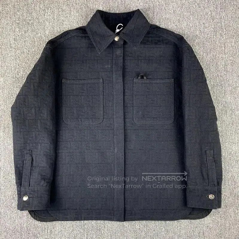 Fendi Fendi Black Leather Men's Outerwear Jacket . Size US L / EU 52-54 / 3 - 1 Thumbnail