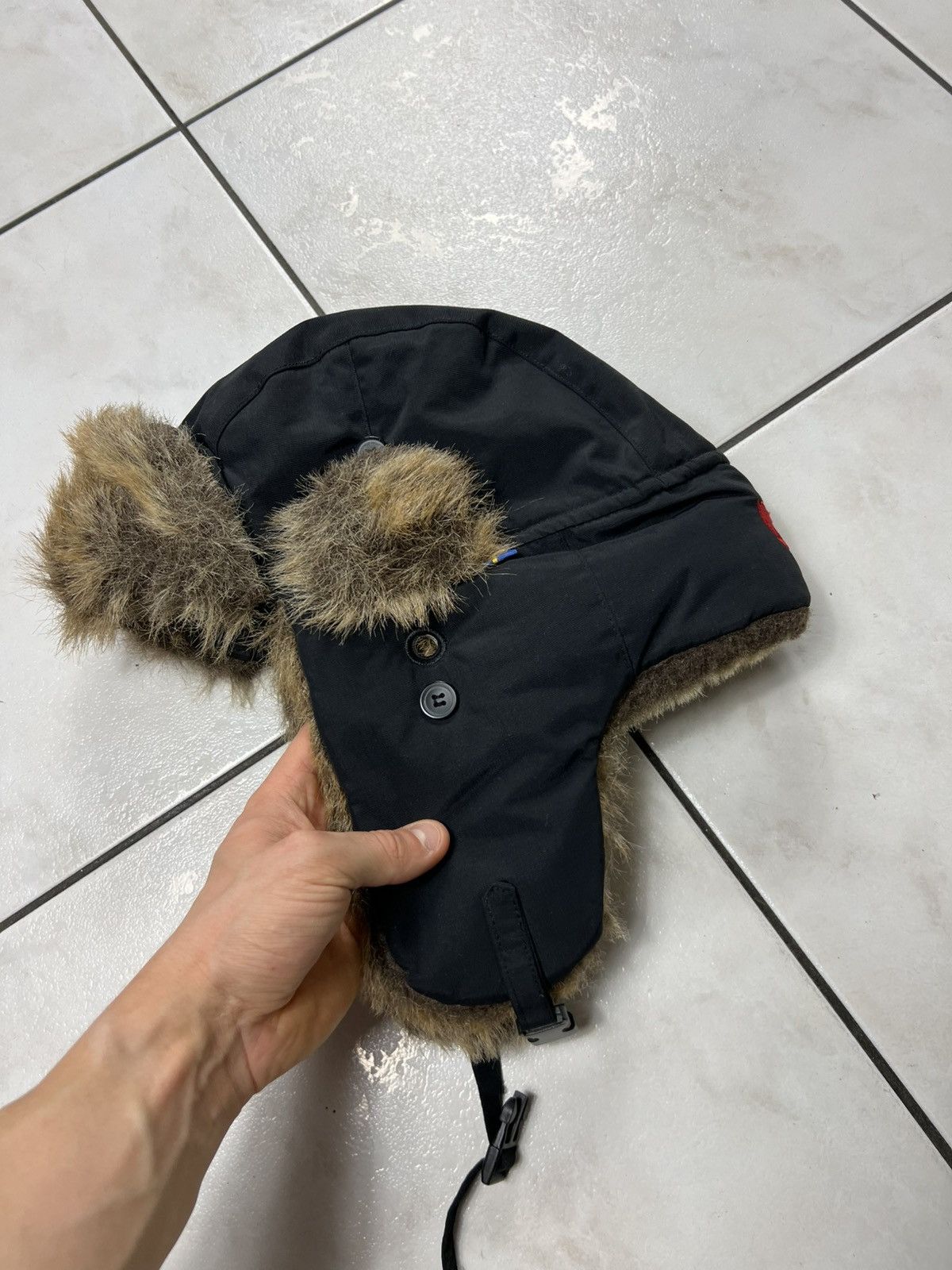Fjallraven Vintage Fjall Raven nordic heater fur trapper hat cap y2k Size 36 - 6 Thumbnail