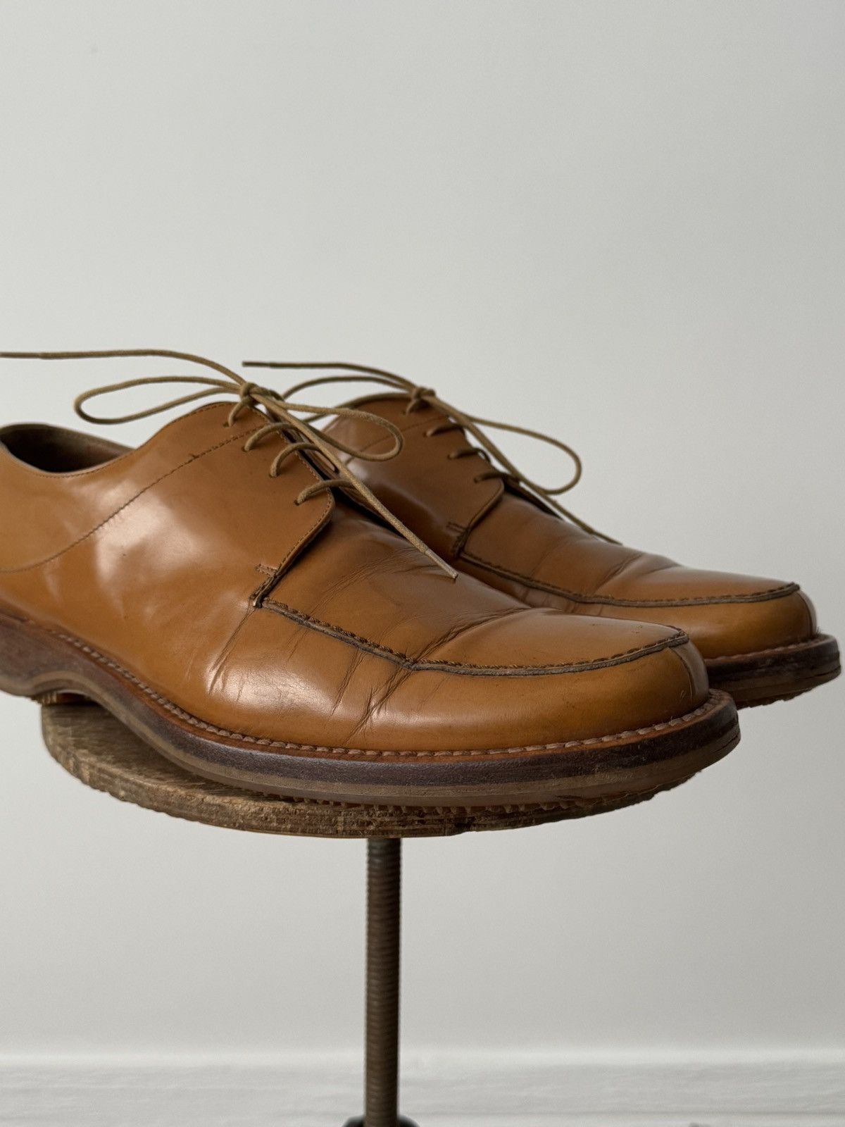 Officine Creative Officine Creative Brown Leather Derby Shoes Size US 11 / EU 44 - 4 Thumbnail