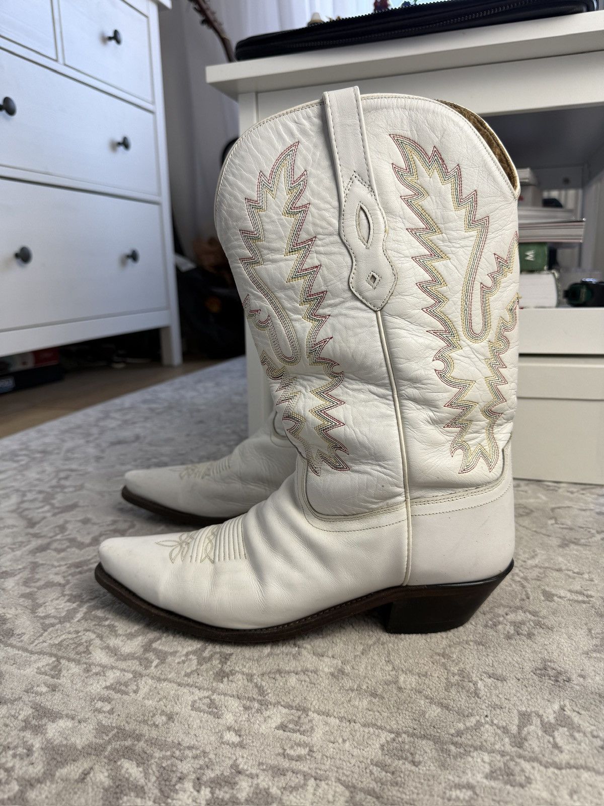 Cowboy Equipment × Vintage Vintage y2k leather cowboy boots US9 western texas usa retro Size US 9 / EU 42 - 5 Thumbnail