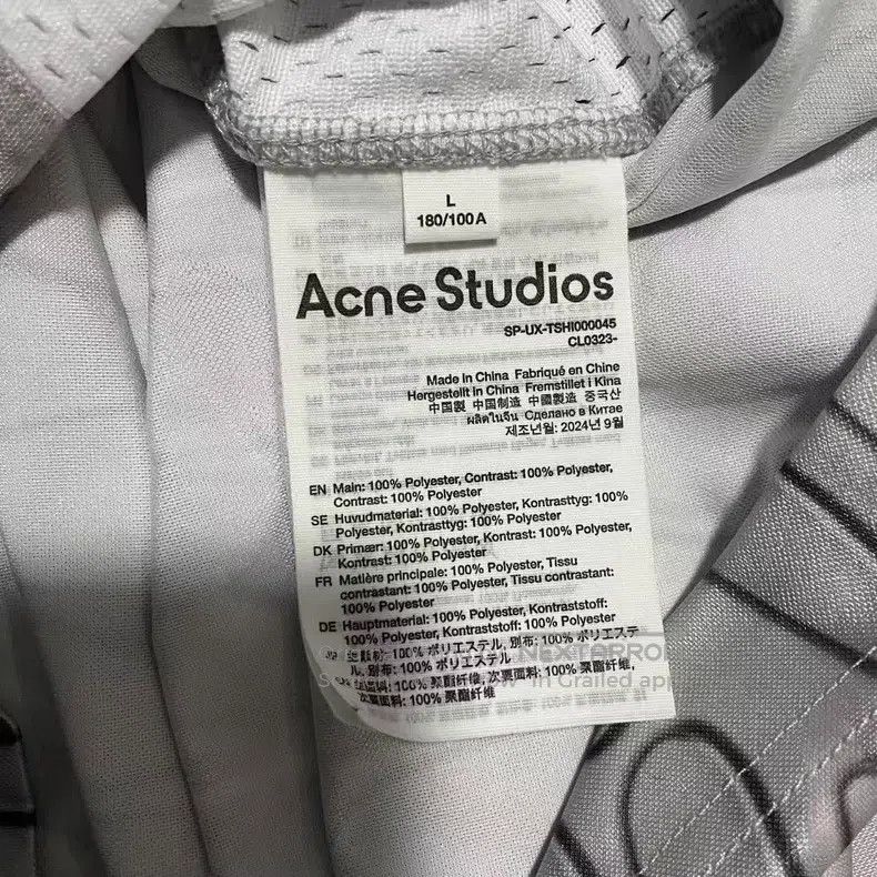 Acne Studios Acne Studios Kappa Joint Gray Short-sleeve T-shirt Size US L / EU 52-54 / 3 - 4 Thumbnail