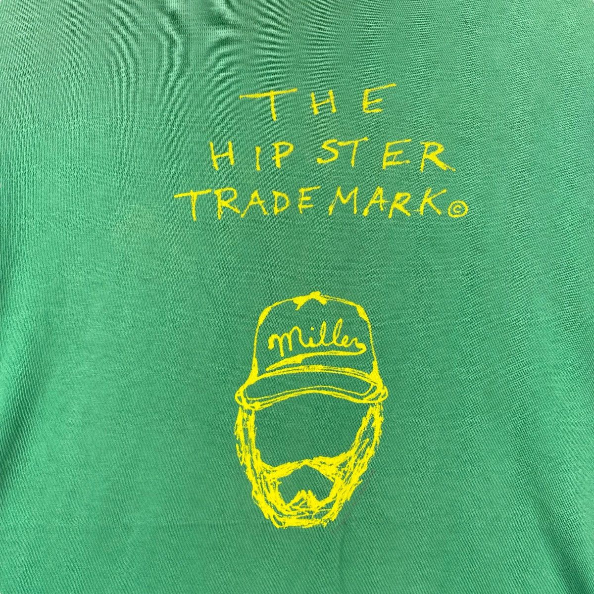 Vintage Vintage Miller The Hipster Trademark 2K By GINGHAM Tee Shirt Size US M / EU 48-50 / 2 - 2 Thumbnail