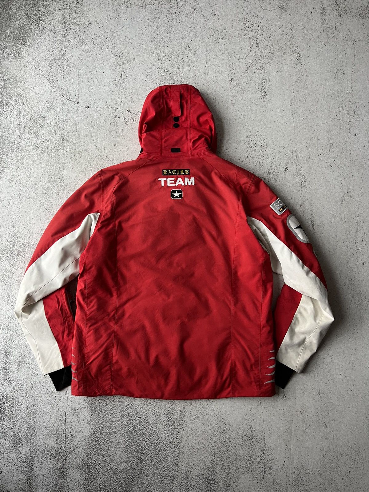 Bogner × Designer Bogner Team Racing Red Insulated Ski Jacket Size US L / EU 52-54 / 3 - 18 Thumbnail