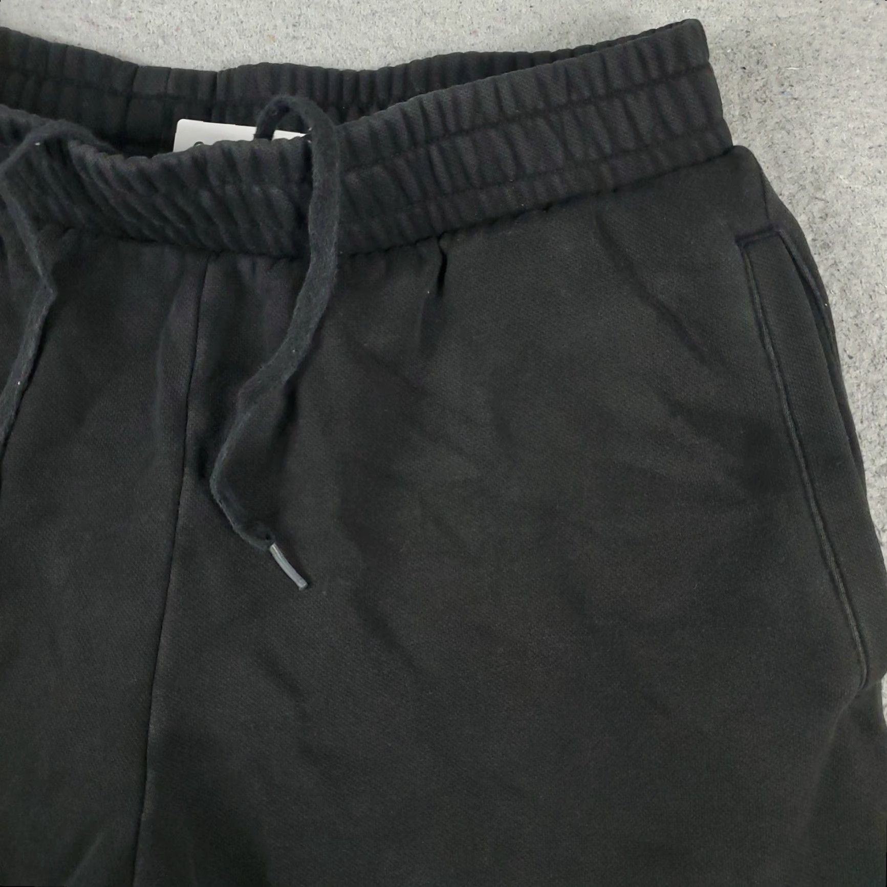 Puma Puma Mens Medium Black Sweat Shorts Size US 31 - 3 Thumbnail