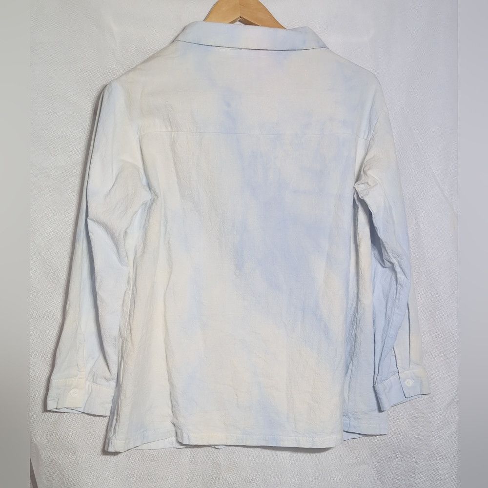 Other O-nelue Dandelion Sz L Asymmetrical Blouse Mottled Blue Size L / US 10 / IT 46 - 4 Thumbnail