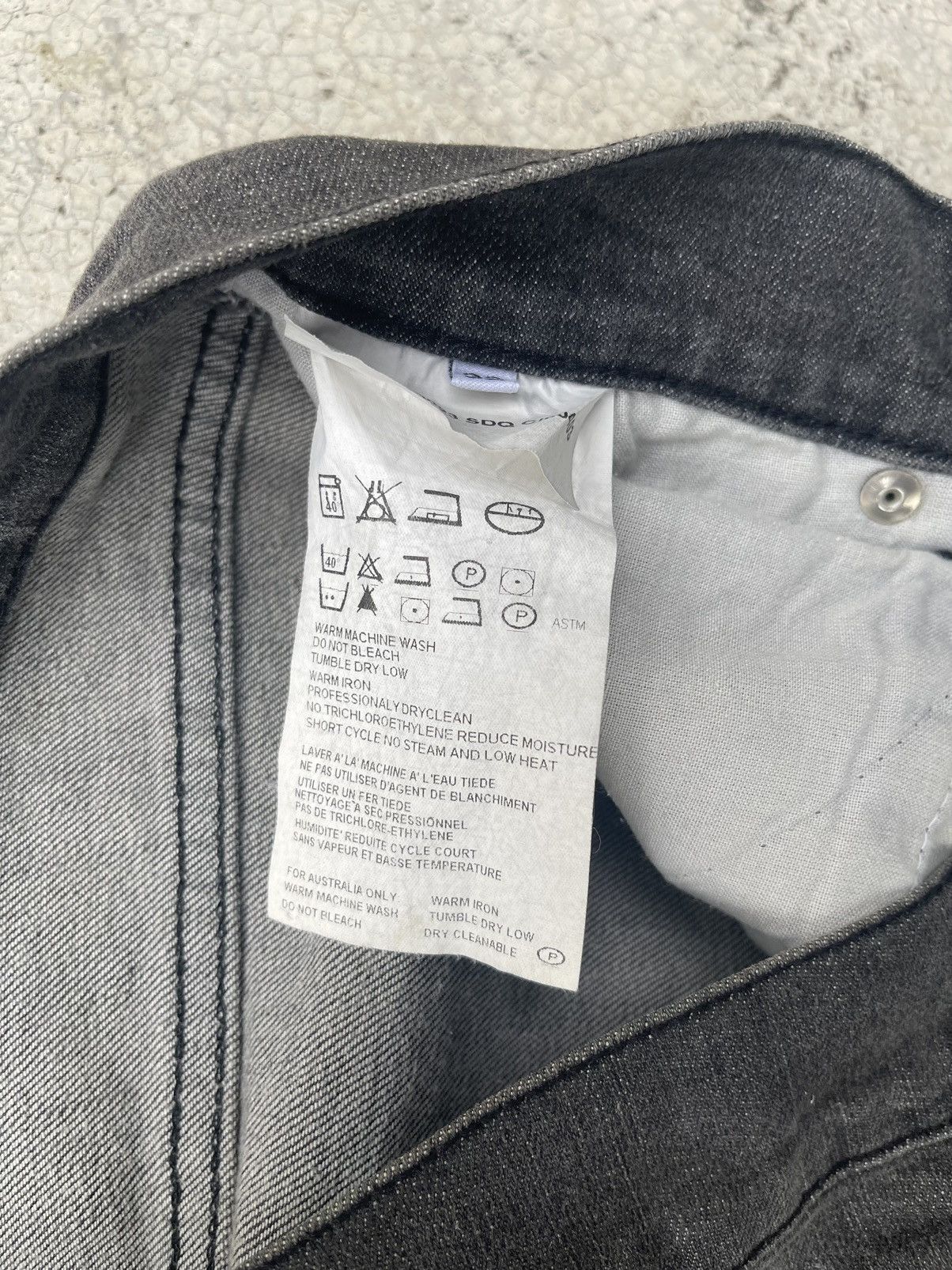 Helmut Lang Helmut Lang Denim Jeans Black Faded W32 L39 Made In Italy Size US 32 / EU 48 - 8 Thumbnail