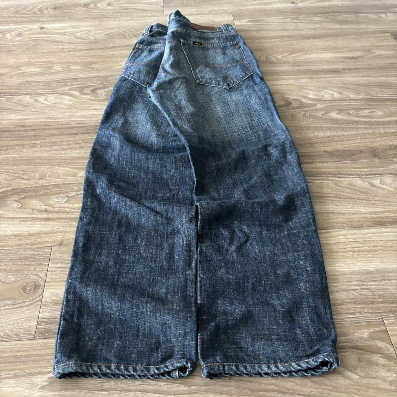 Vintage Crazy Vintage Y2K/2000s Grunge Dark Wash Denim Jeans! 32x31 Size US 32 / EU 48 - 4 Thumbnail