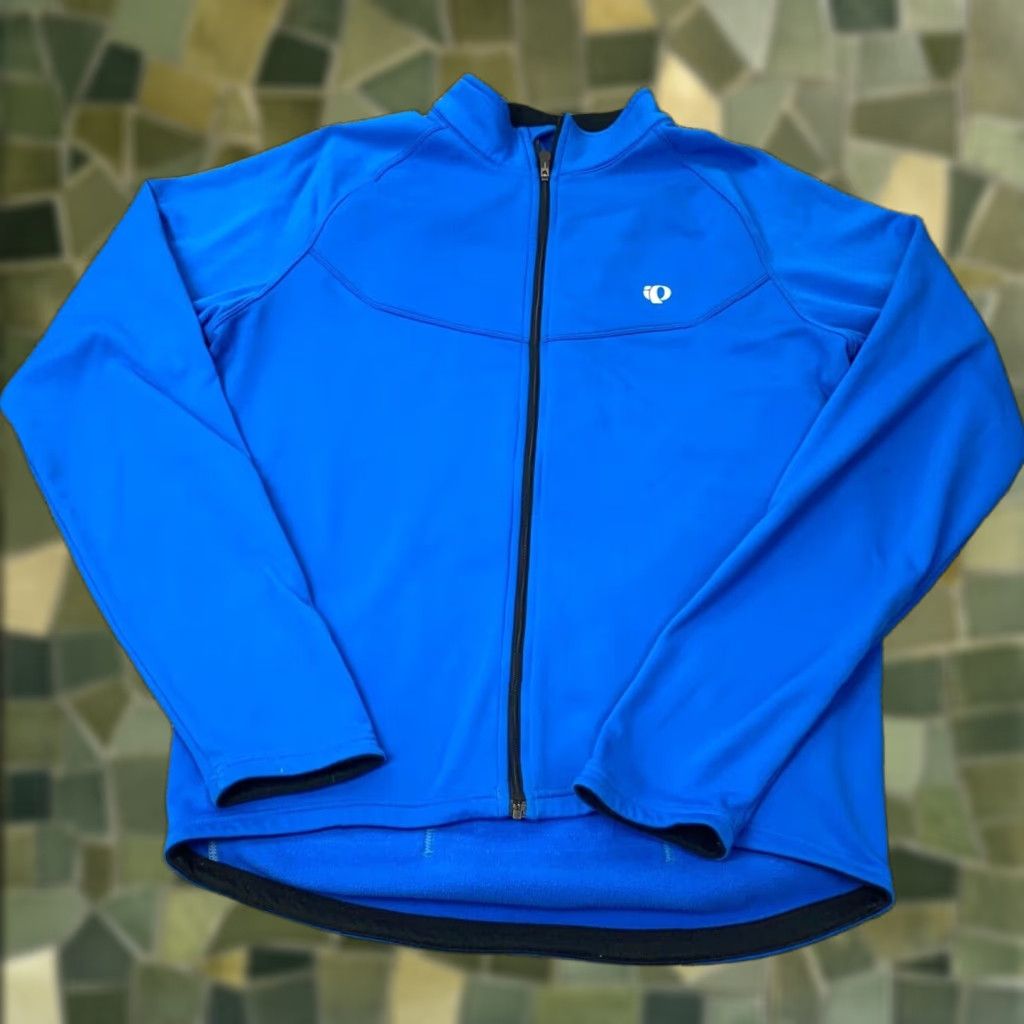 PEARL iZUMi Pearl Izumi Cycling Jacket Womens L Blue Full Zip Pockets Comfortable Athletic Softshell Jacket Size L / US 10 / IT 46 - 1 Thumbnail