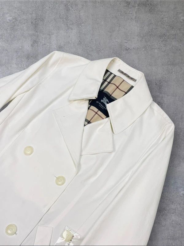 Burberry Burberry full pattern trench coat white new 38 Size XS / US 0-2 / IT 36-38 - 2 Thumbnail