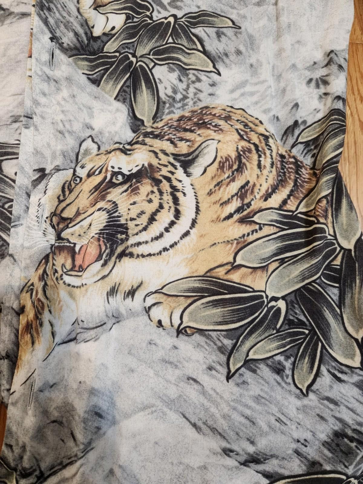 Allsaints Allsaints Chokai Printed Tiger Short Sleeve Shirt Mens XL Size US XL / EU 56 / 4 - 2 Thumbnail