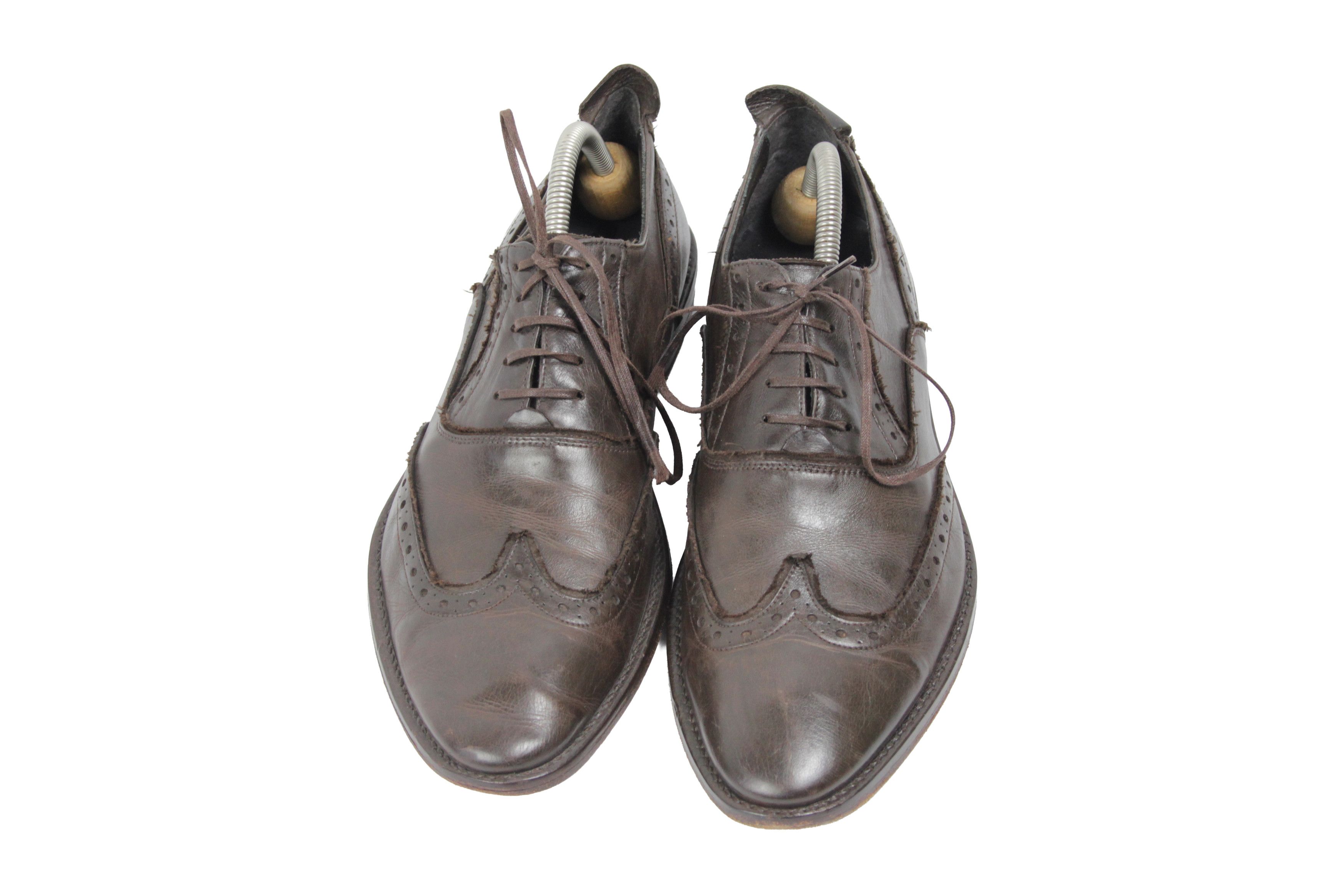 Sonia Rykiel Leather Grunge Brogue Size US 9 / EU 42 - 7 Thumbnail