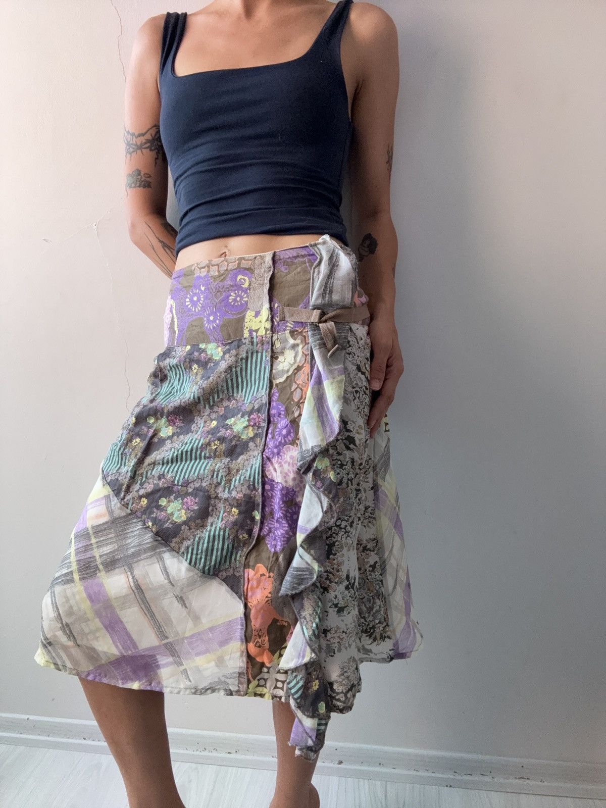 Vintage Italian skirt Size 25" / US 0 / IT 36 - 3 Thumbnail