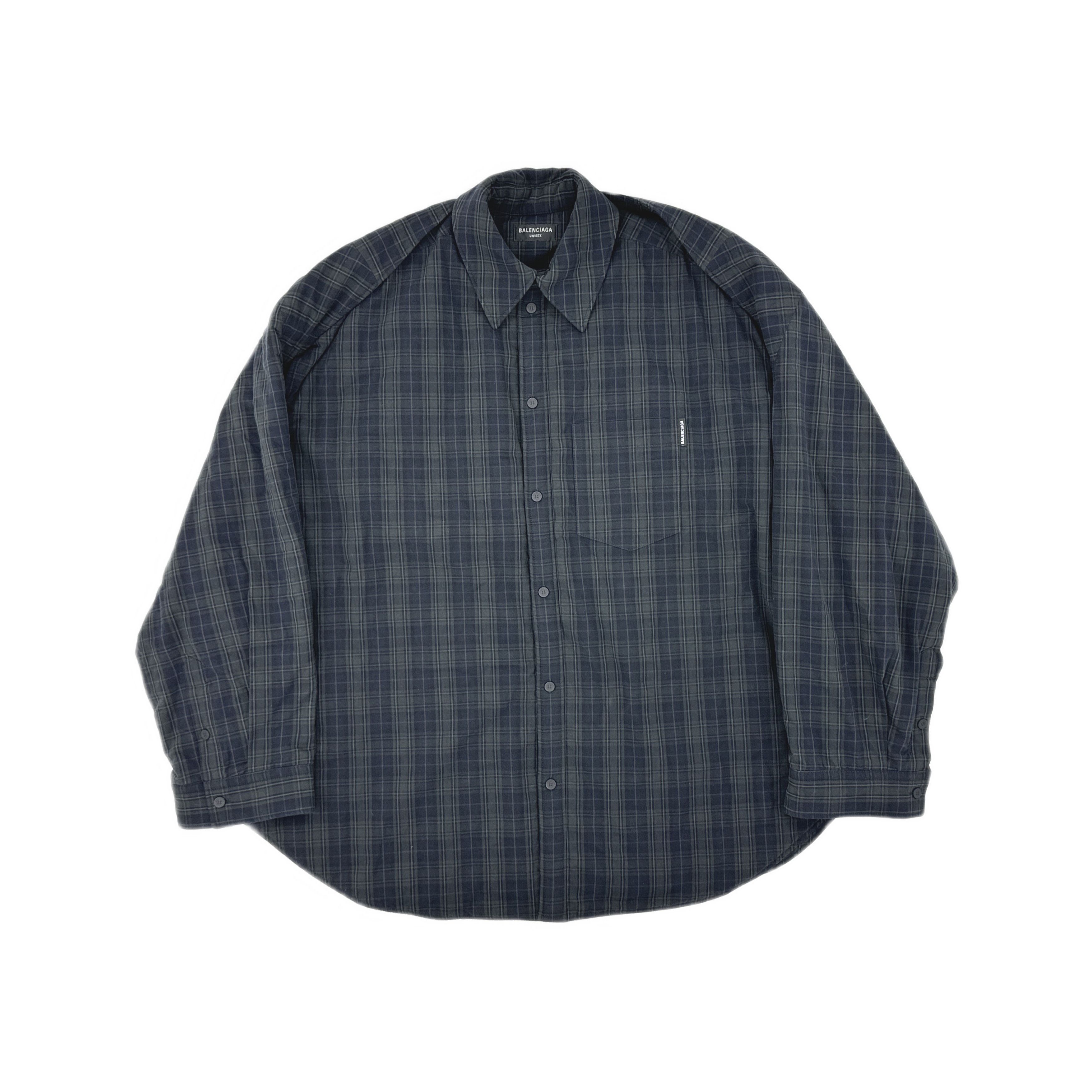 Balenciaga Balenciaga Plaid Shirt Size XS Size US XS / EU 42 / 0 - 1 Thumbnail
