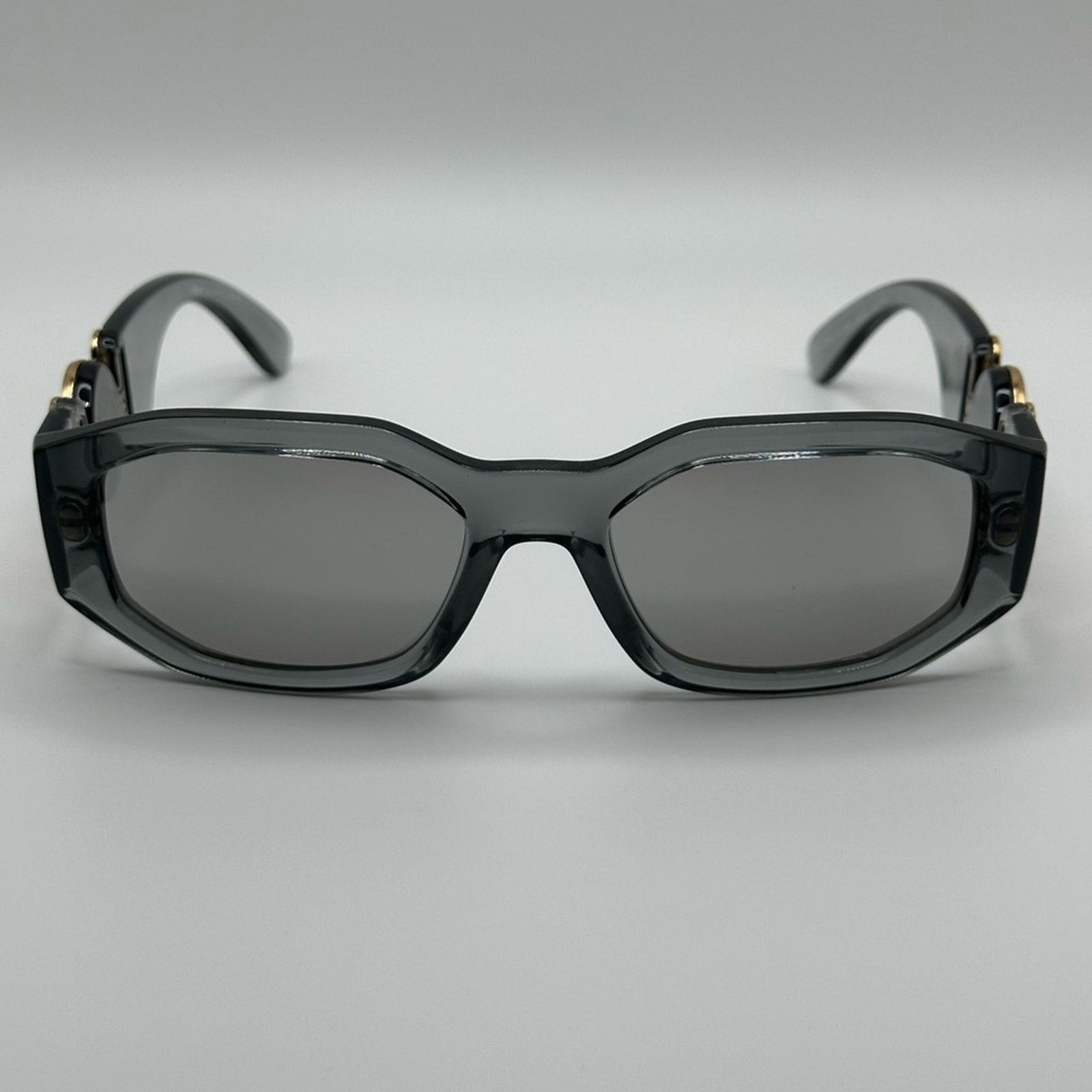 Versace NEW VERSACE VE4361 311/6G Transparent Grey/Light Grey Mirror Size ONE SIZE - 2 Thumbnail