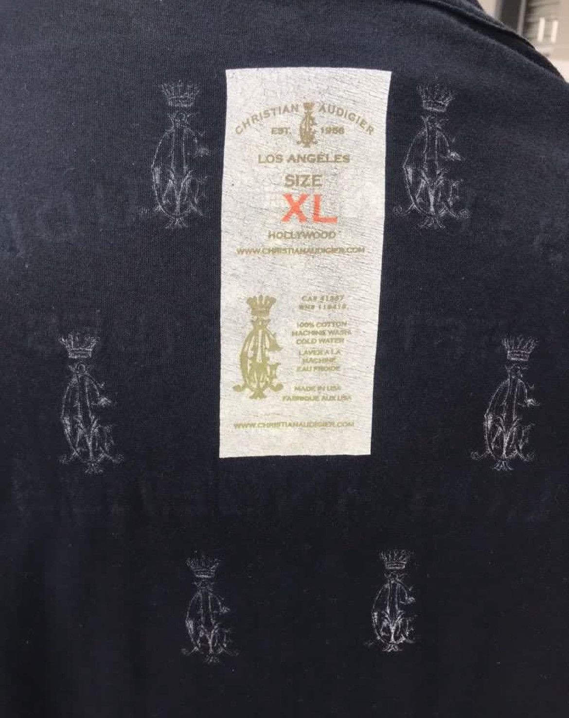 Christian Audigier × Designer Christian Audigier Tee Size US XL / EU 56 / 4 - 7 Thumbnail