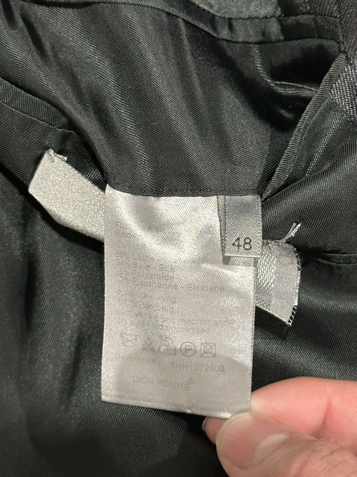 Dior × Hedi Slimane AW06 Glitter Metallic Blazer 48 Size 48R - 6 Thumbnail