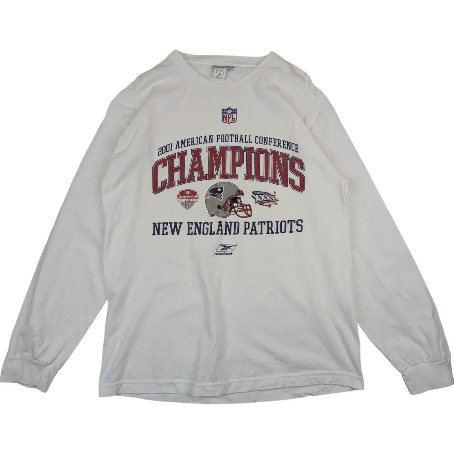 2001 NFL AFC Champions New England Patriots T-Shirt