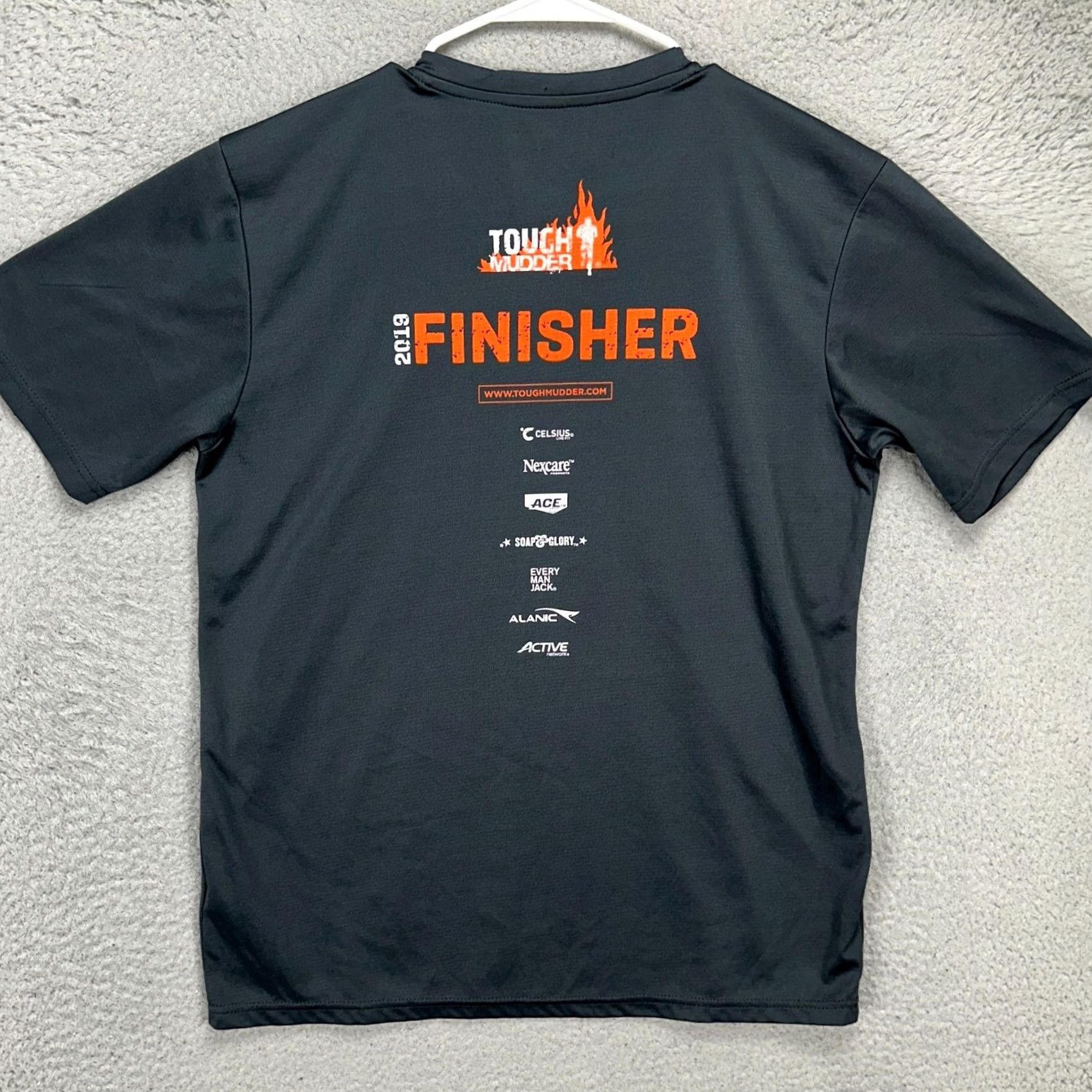 Vintage Tough Mudder Mens 2019 Finisher T-Shirt Large Gray Graphic Crewneck Tee Alanic Size US L / EU 52-54 / 3 - 3 Thumbnail