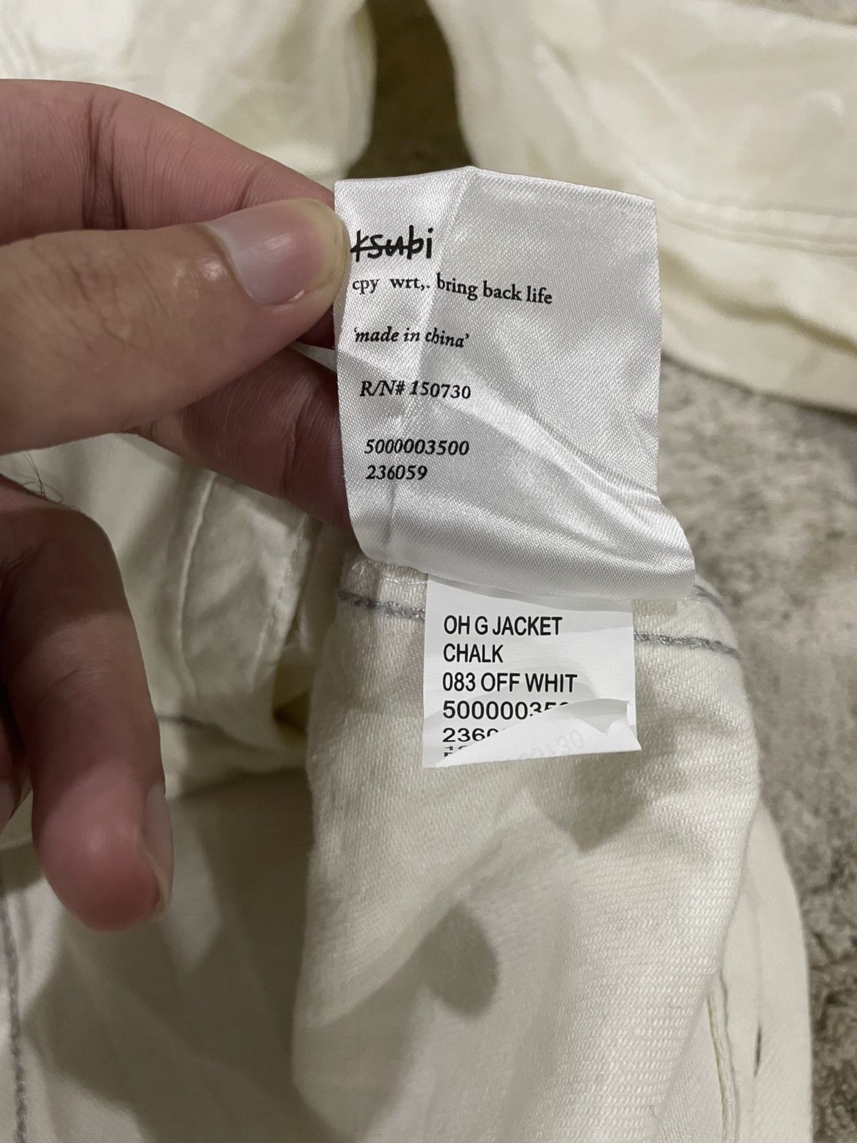 Ksubi Ksubi Oh G off white denim jacket Size US M / EU 48-50 / 2 - 10 Thumbnail