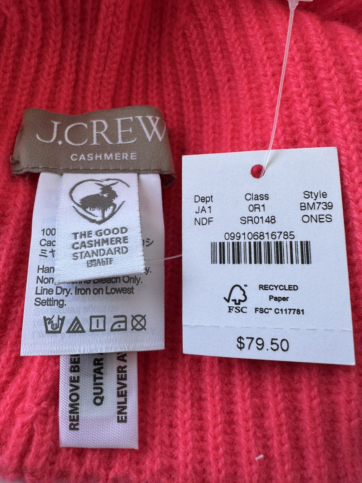 J.Crew Cashmere Sweater & Matching Hat - J.Crew Size S / US 4 / IT 40 - 6 Thumbnail