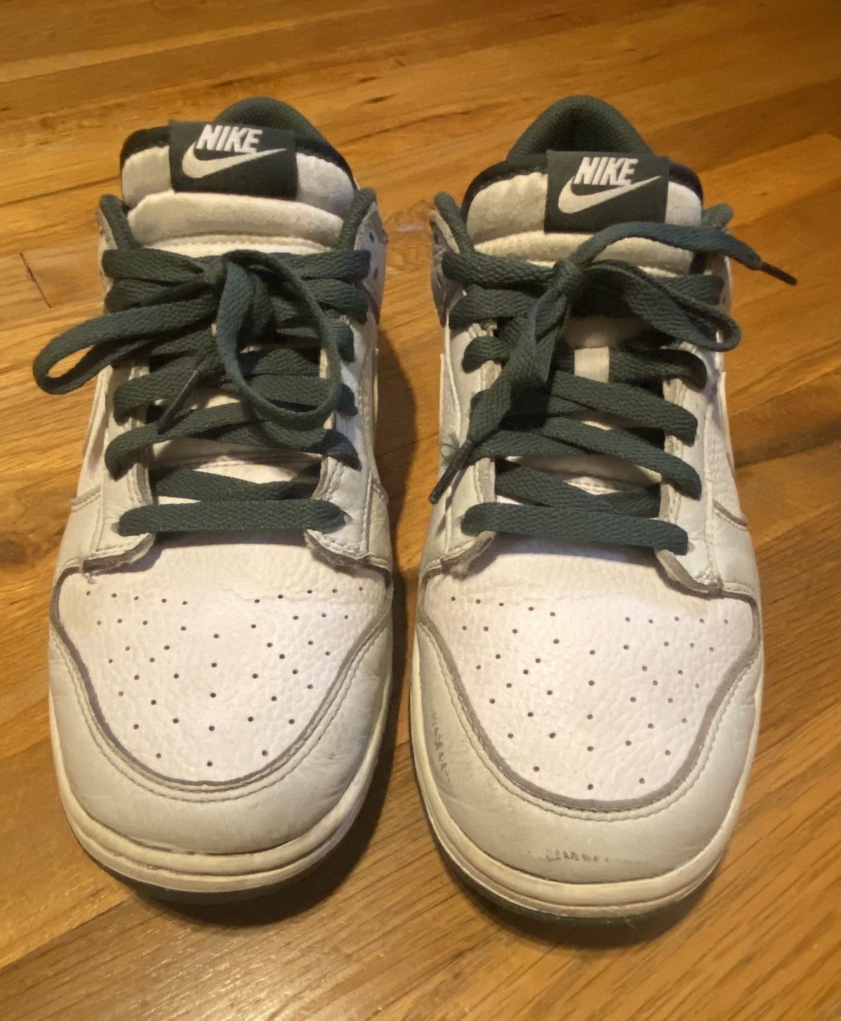 Nike Green white photon dust dunk Size US 9 / EU 42 - 4 Thumbnail