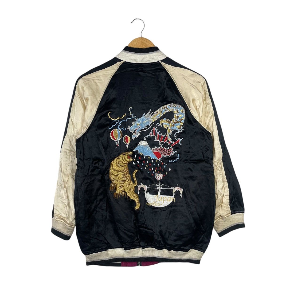 Japanese Brand Vintage Japanese Sukajan Souvenir Cantwo Jacket Size US S / EU 44-46 / 1 - 1 Thumbnail