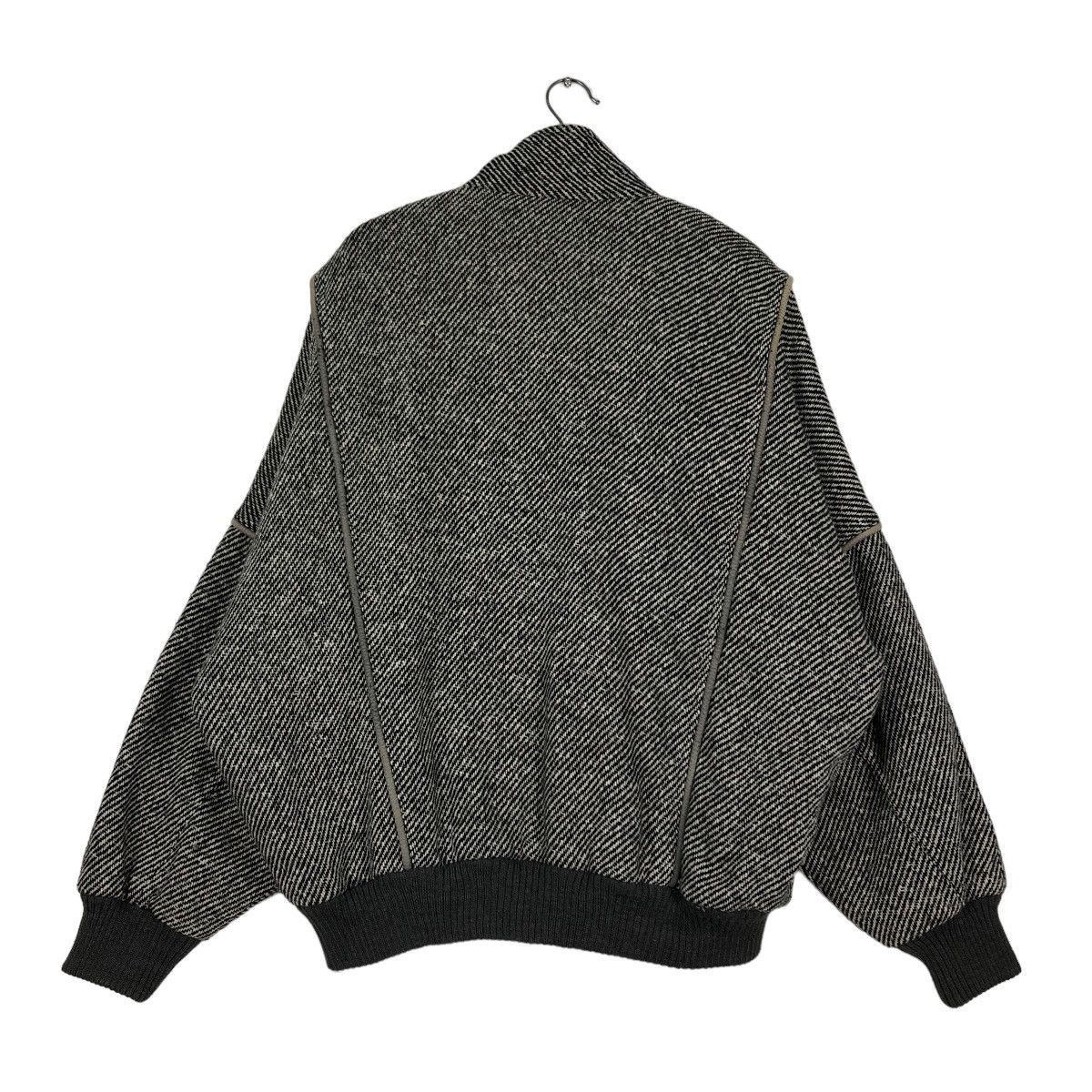 Japanese Brand 📌VINTAGE BOMBER JACKET WOOL HERRINGBONE TOM COLLINS Size US L / EU 52-54 / 3 - 8 Thumbnail