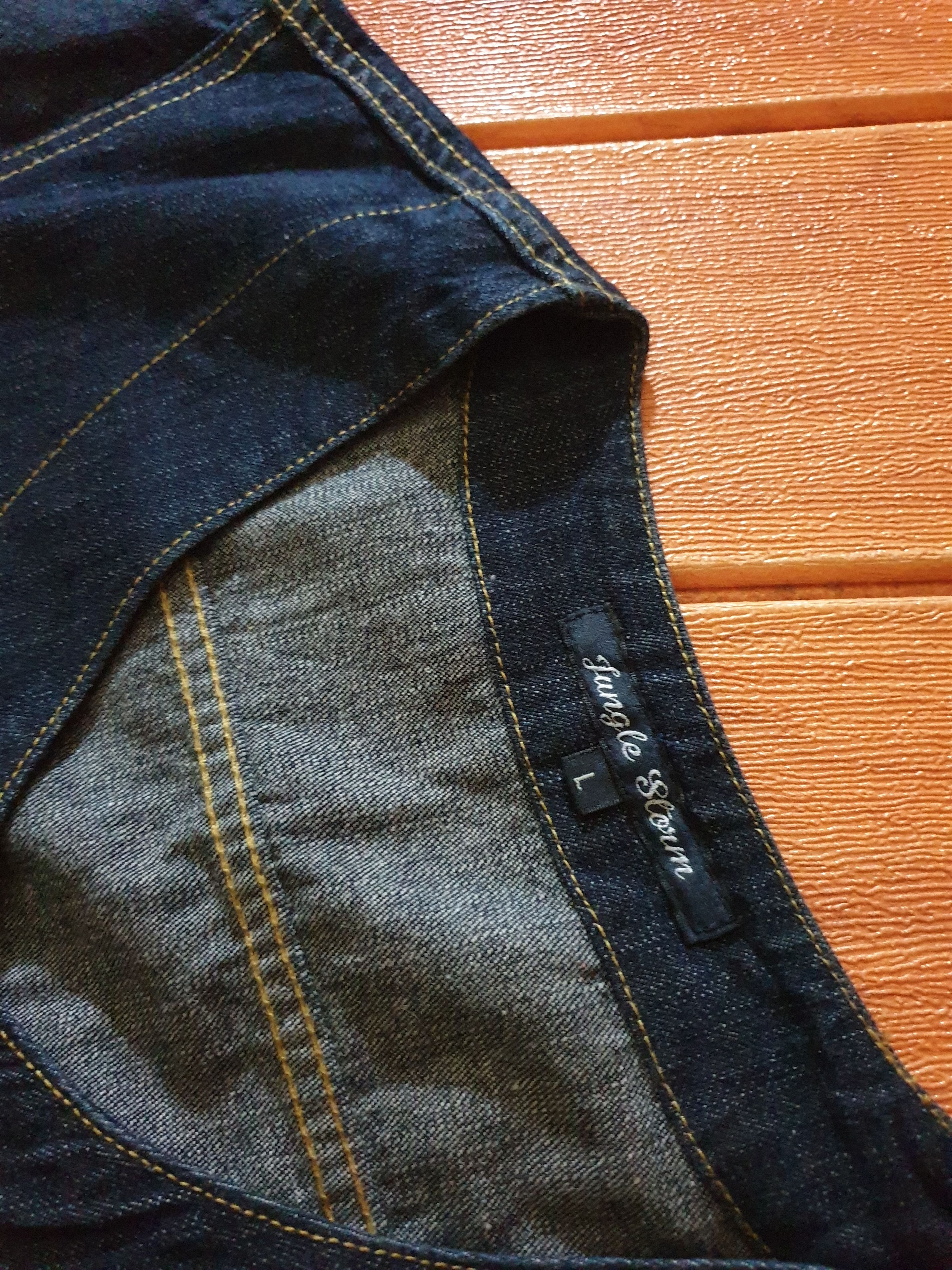 Japanese Brand 💥Jungle storm shawl collar denim jacket Size US M / EU 48-50 / 2 - 2 Thumbnail