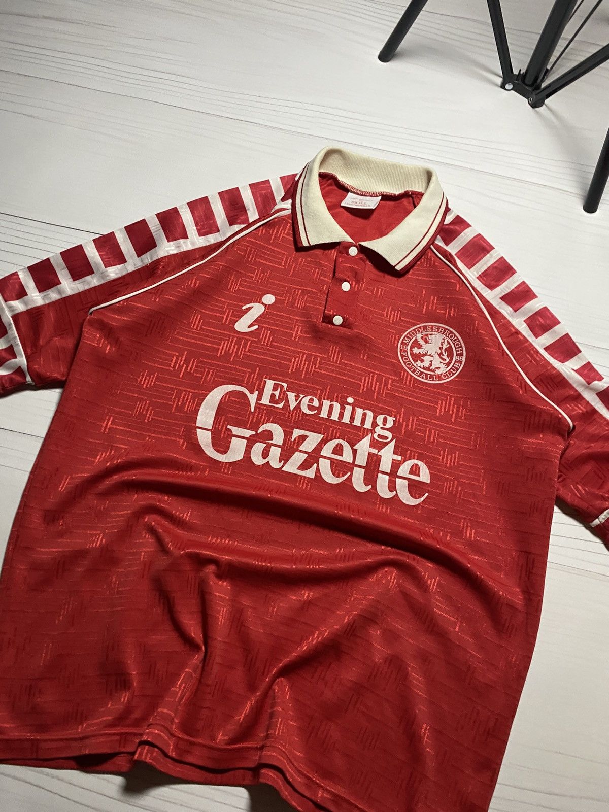 Vintage Vintage Middlesbrough 1990/92 home rare football t shirt Size US S / EU 44-46 / 1 - 20 Thumbnail